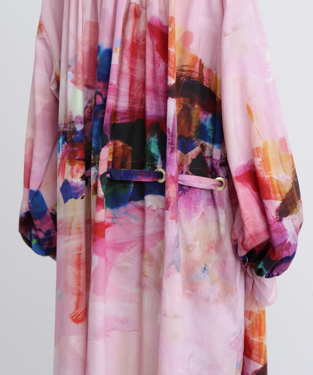 Art Printed Shirt Dress