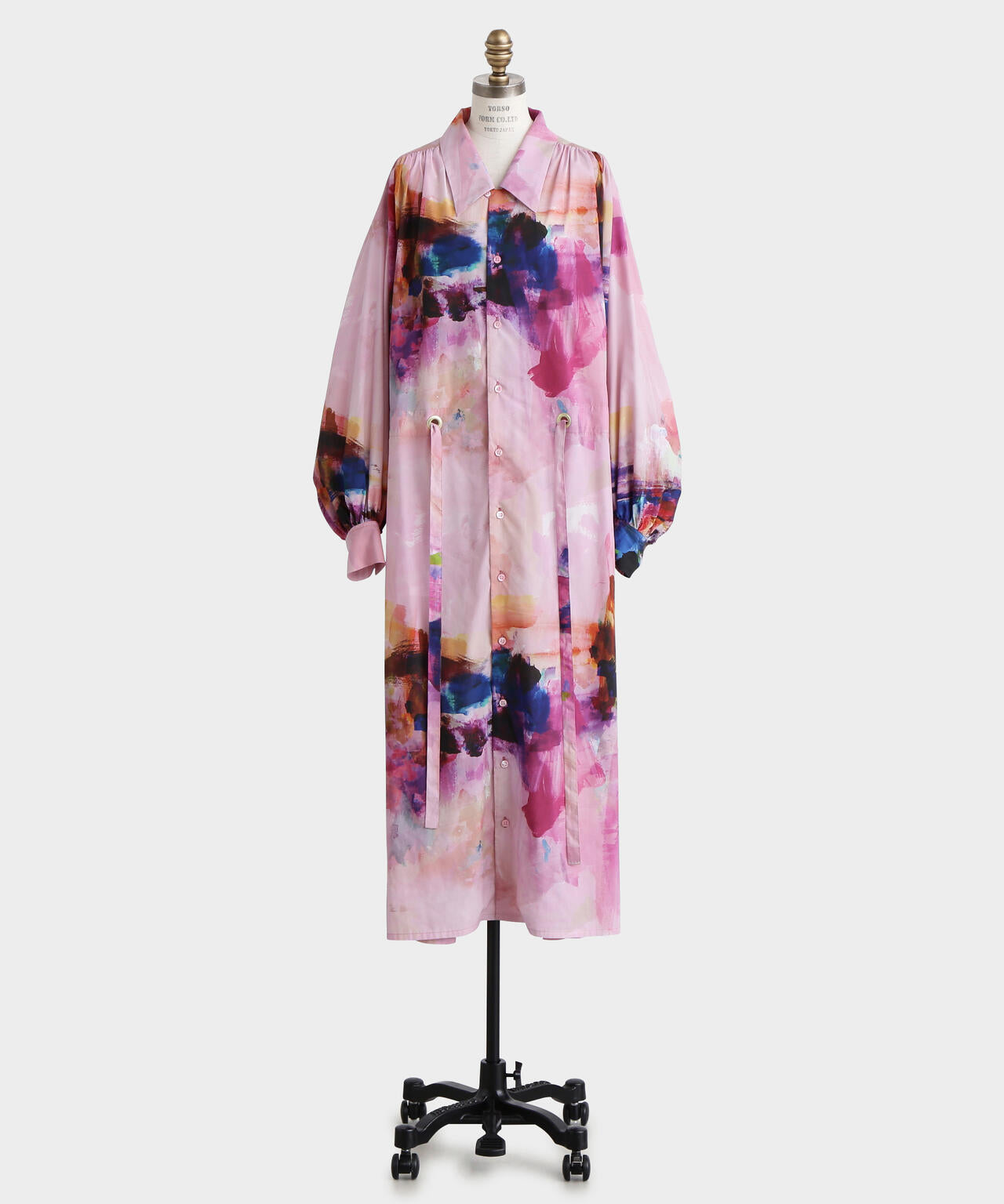 Art Printed Shirt Dress