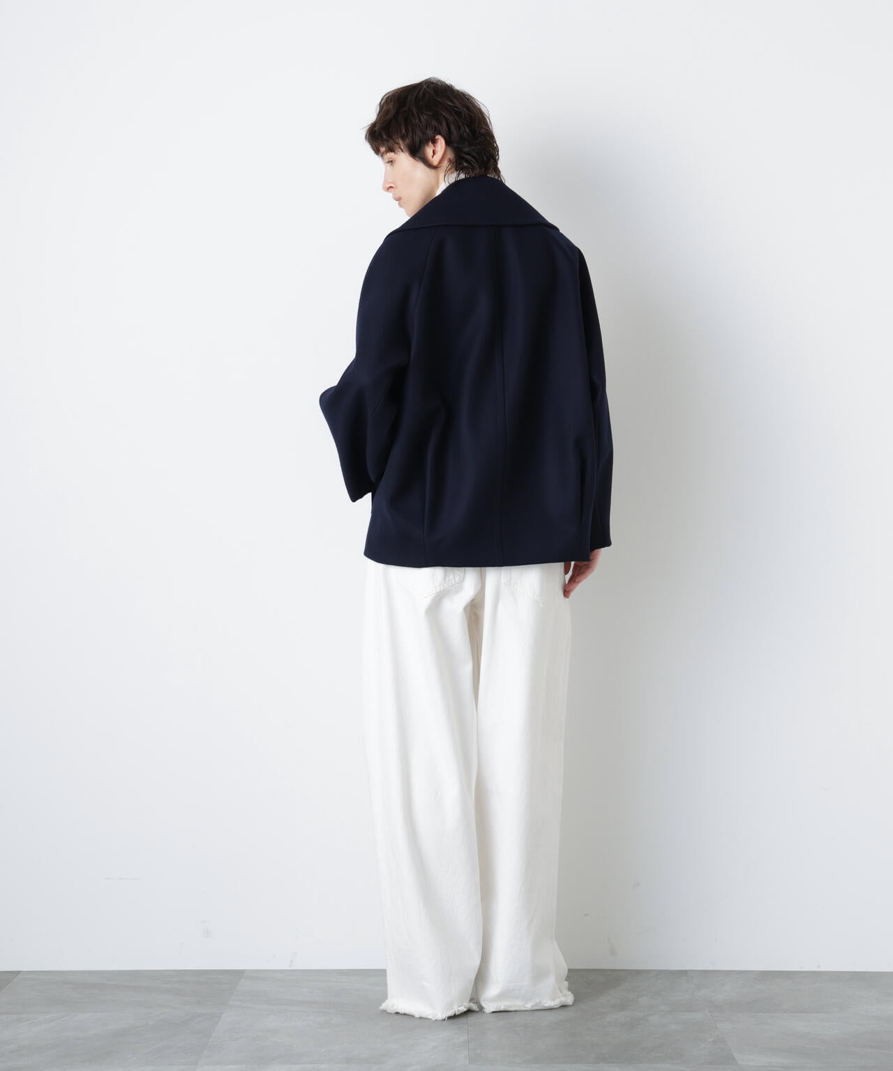 Big Silhouette Pea Jacket