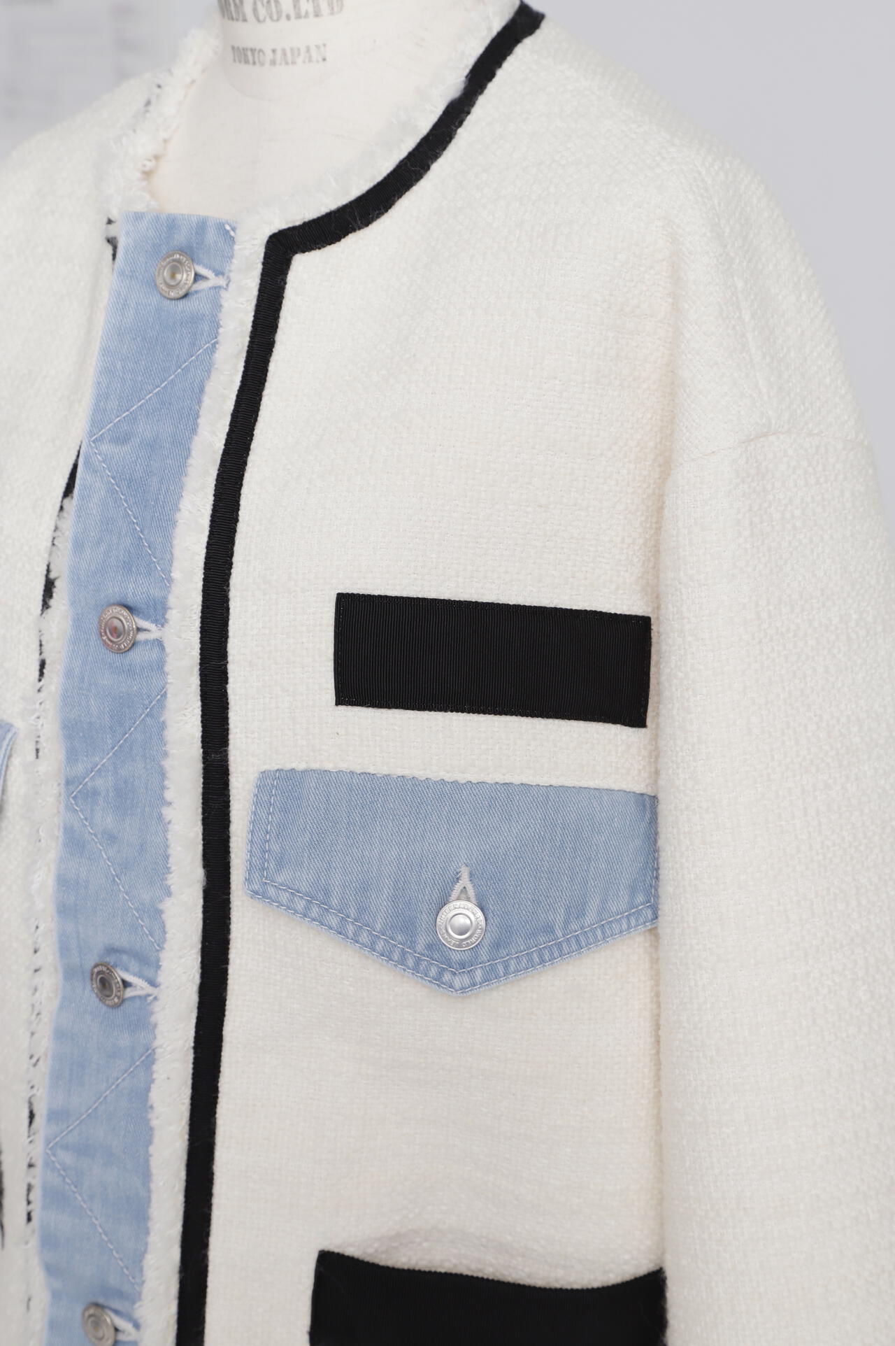 Tweed/Denim Combi JK