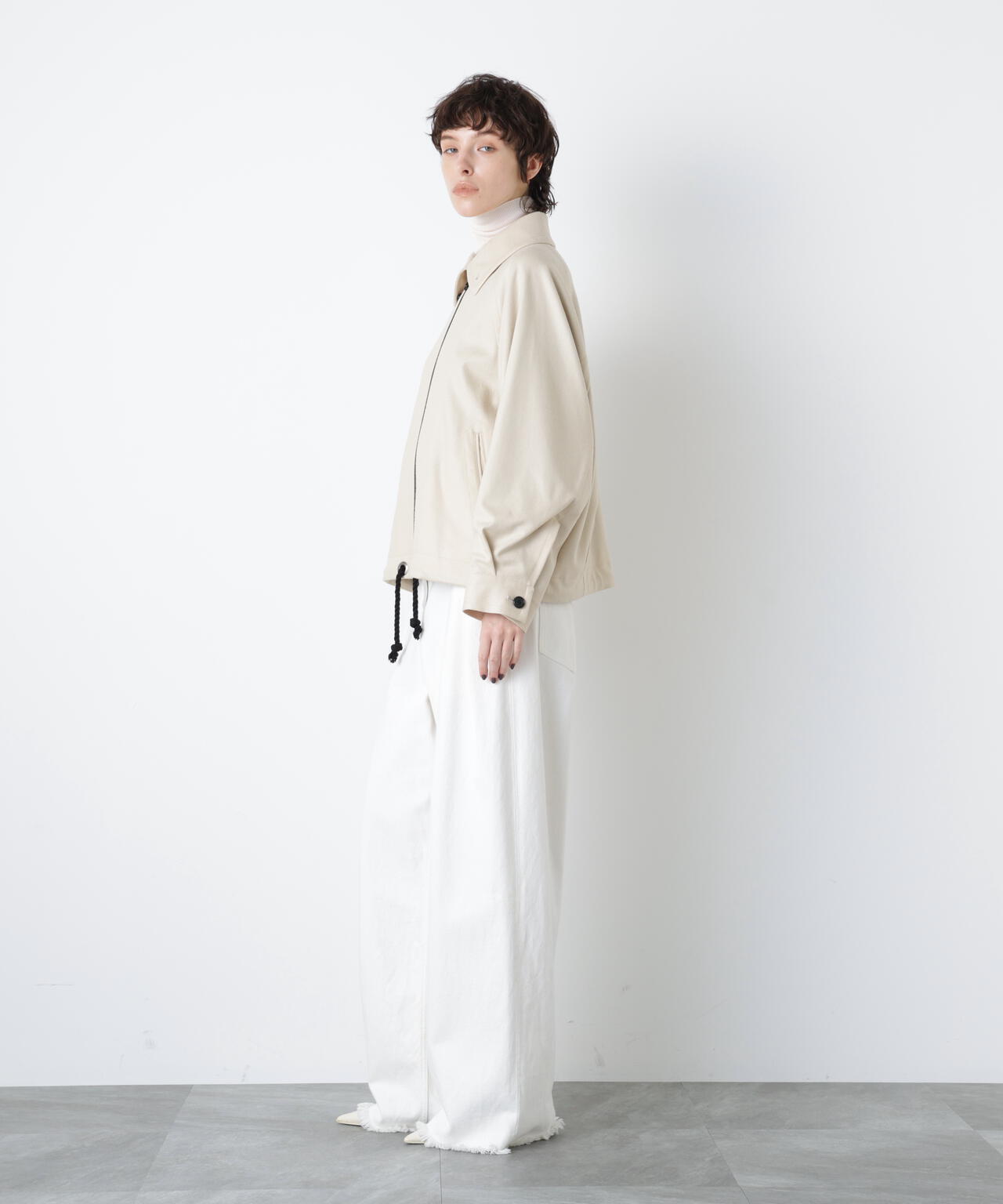 Bicolor Zip Swing Top