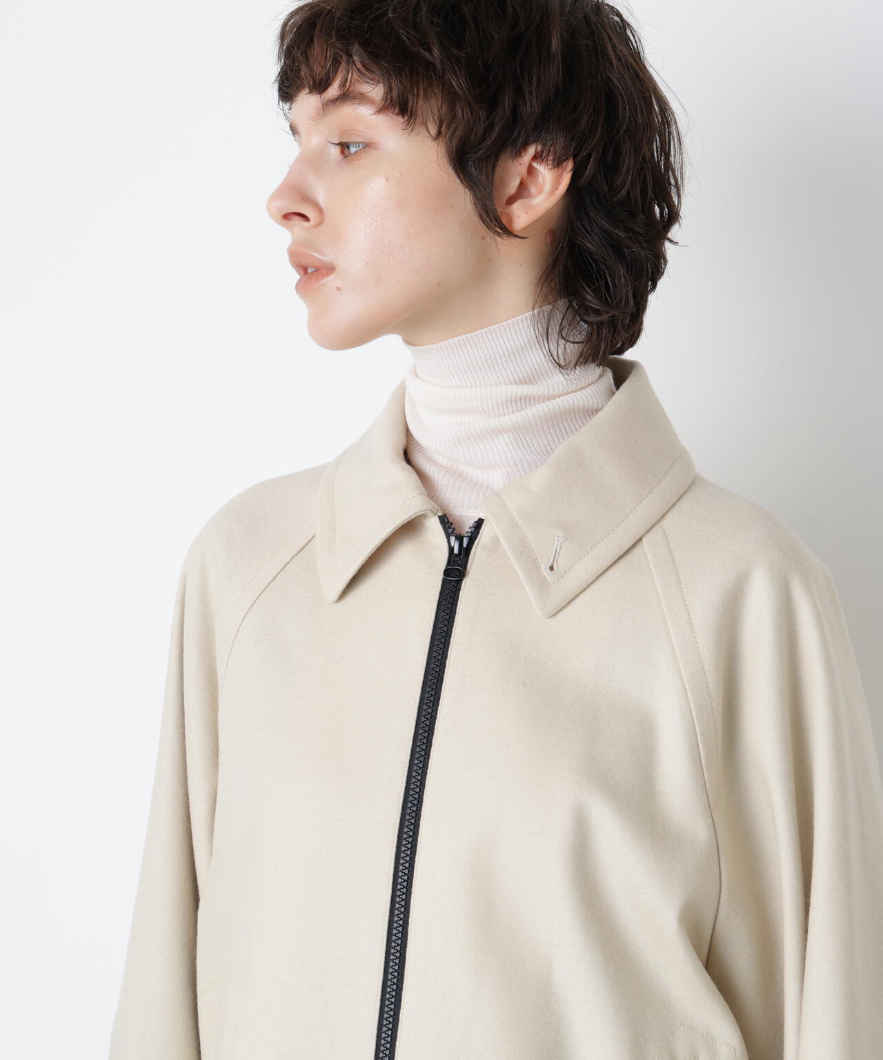 Bicolor Zip Swing Top