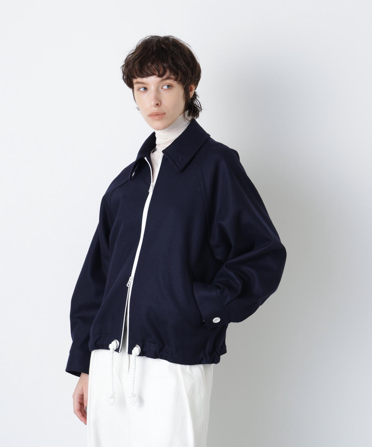 Bicolor Zip Swing Top