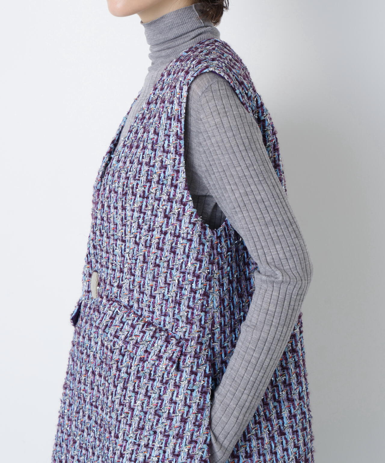 Linton No Collar Gilet