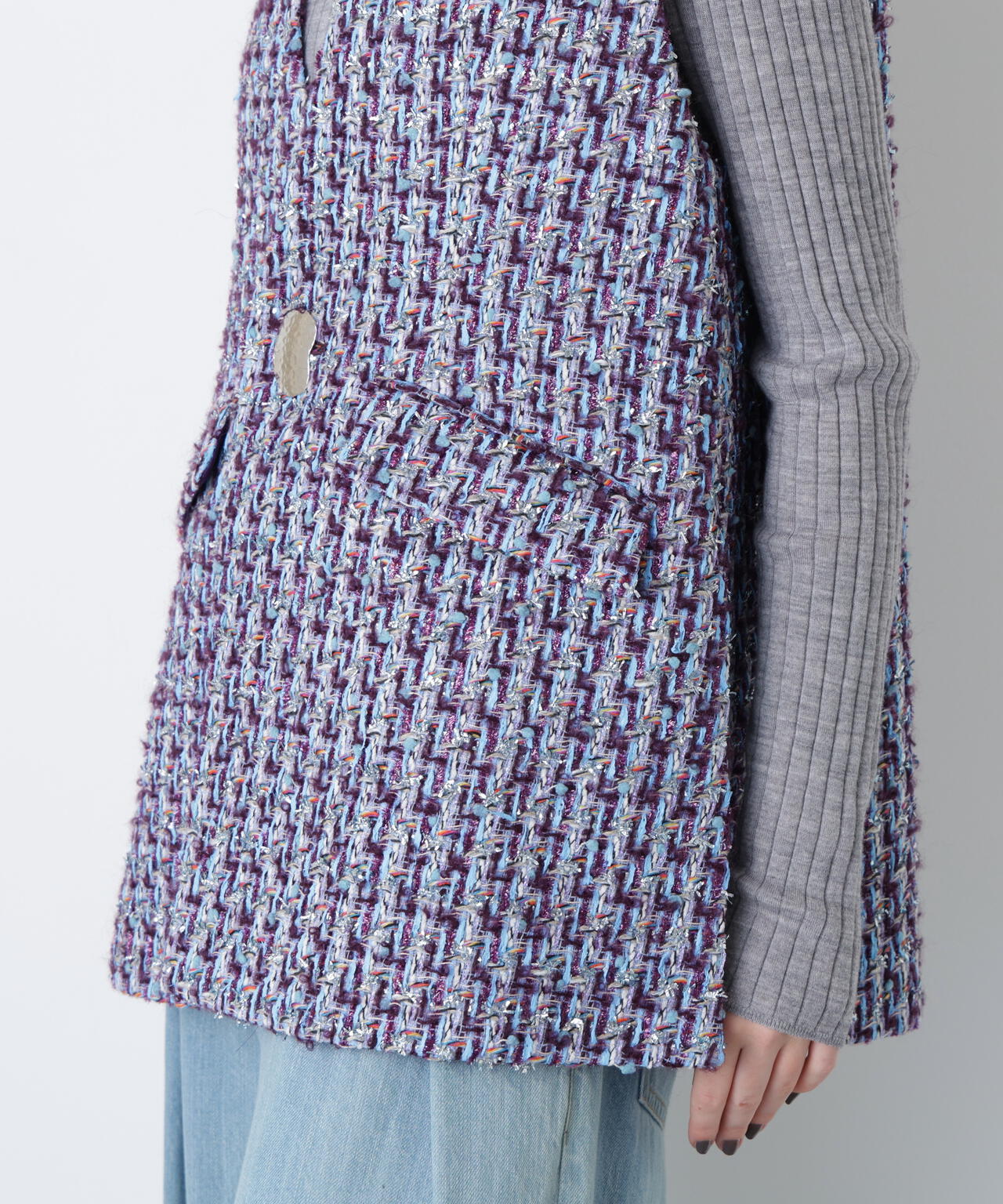 Linton No Collar Gilet