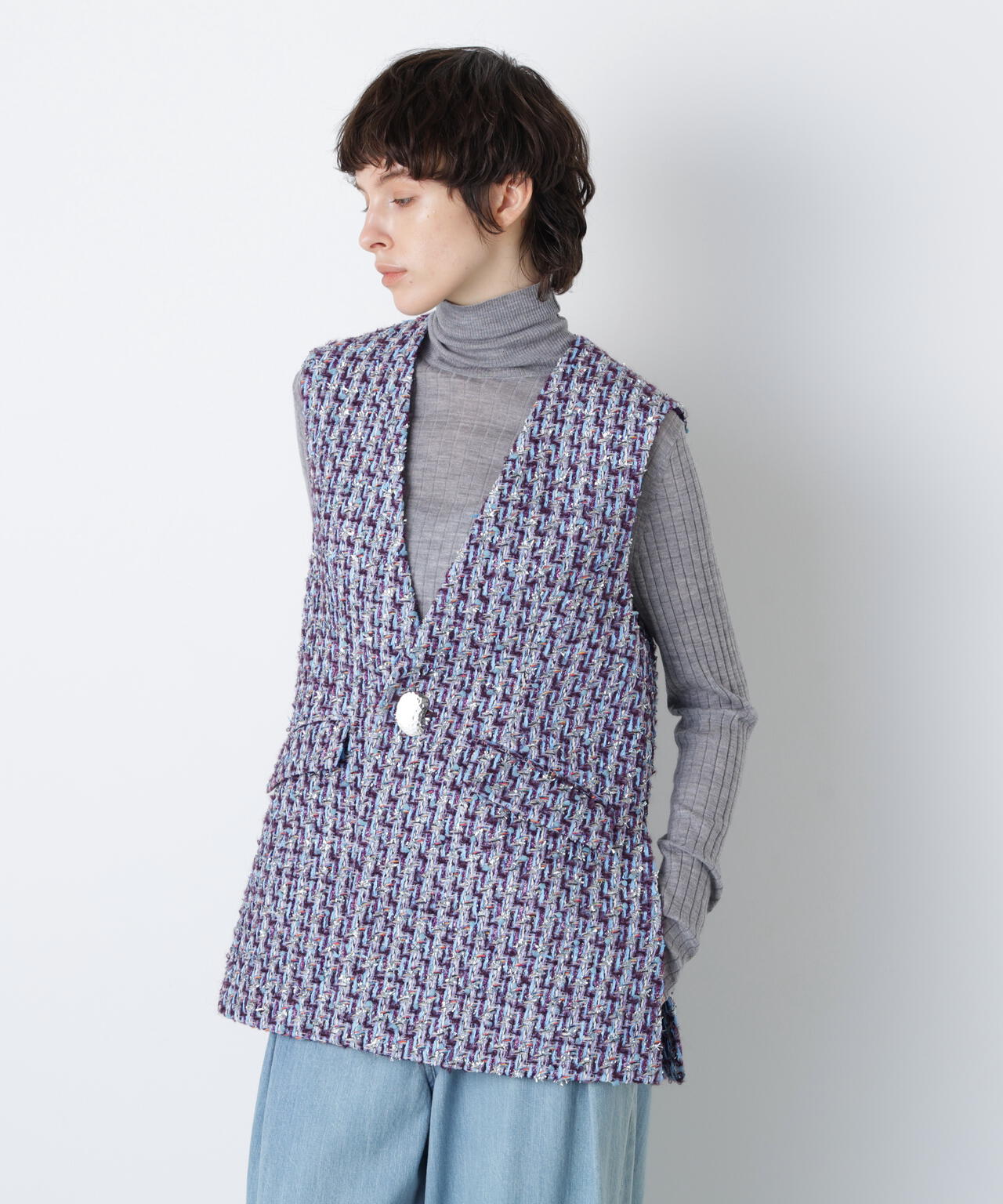 Linton No Collar Gilet