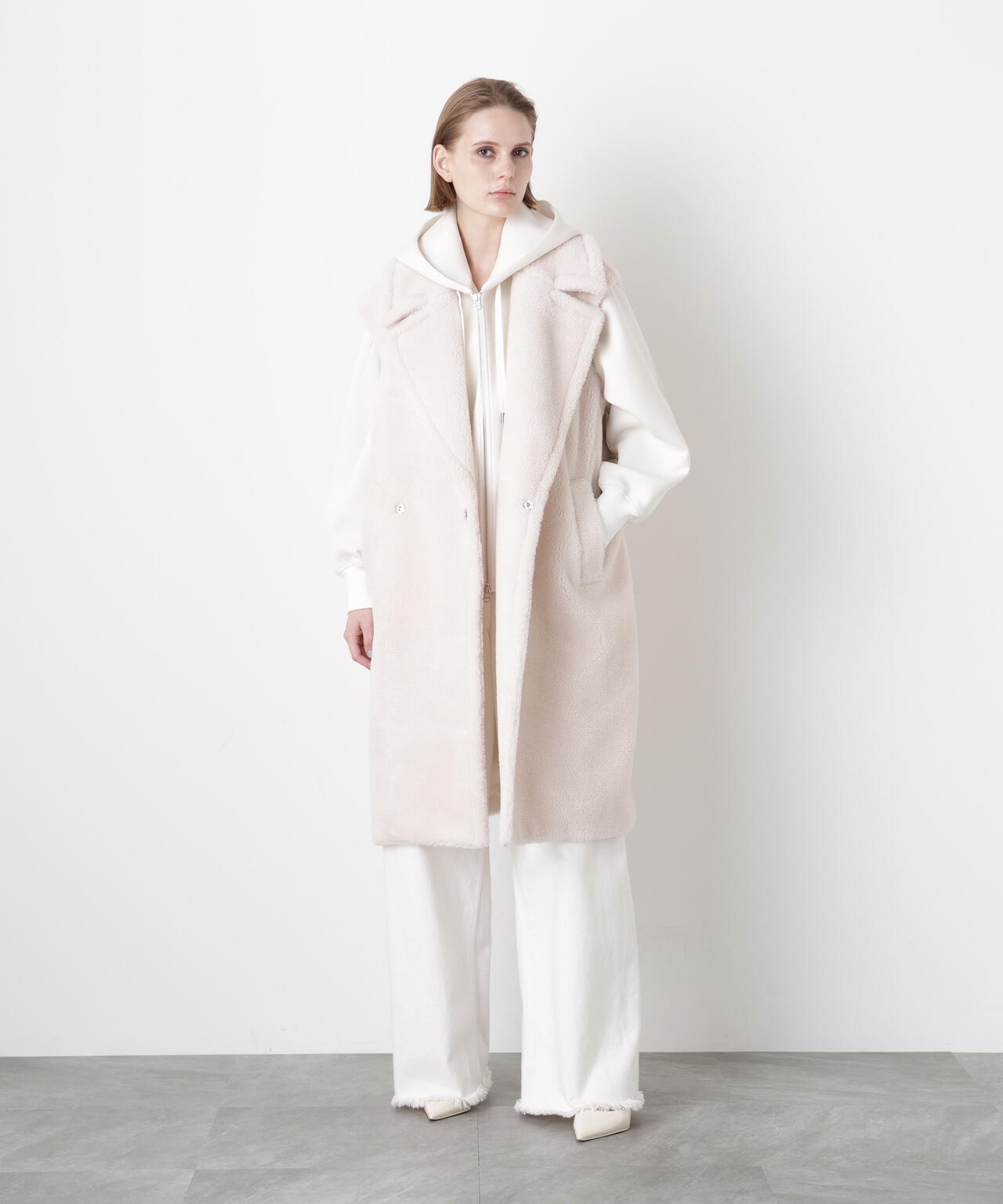 New Silhouette Boa Gilet