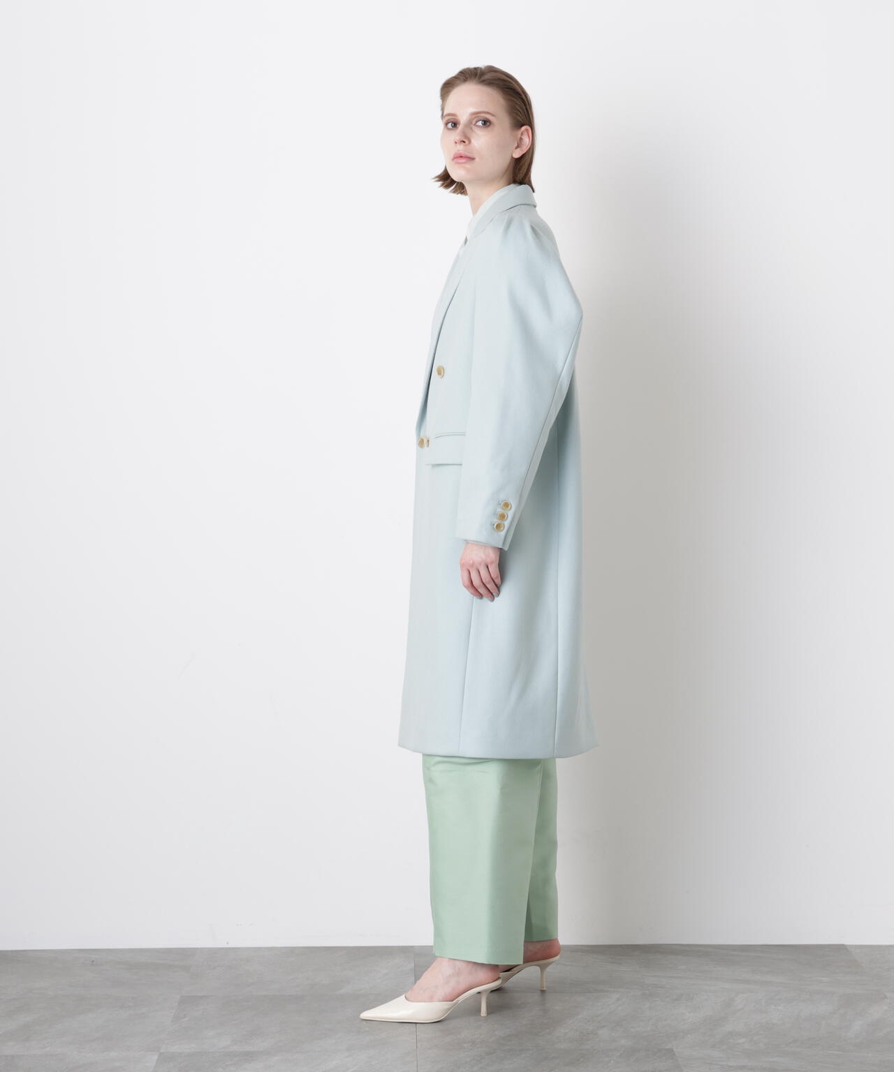 Constructed Sleeve Chester Coat