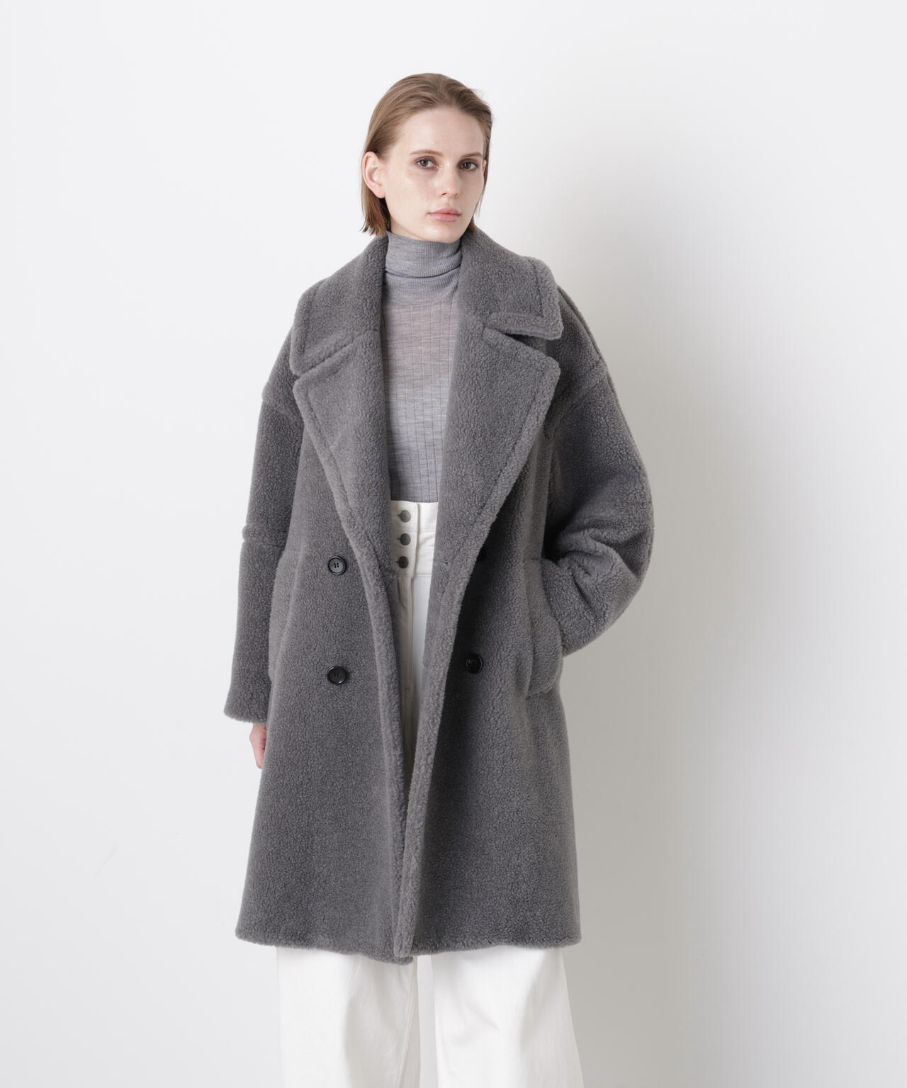 ☆美品☆STUMBLY 別注ジャーナルスタンダードビッグシルエット　ピーコート STUMBLY（スタンブリー）の「STUMBLY(スタンブリー) ビッグ