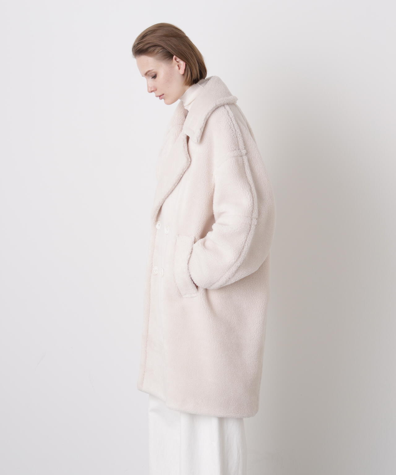 【Oggi 1月号掲載商品】New Silhouette Pea Coat