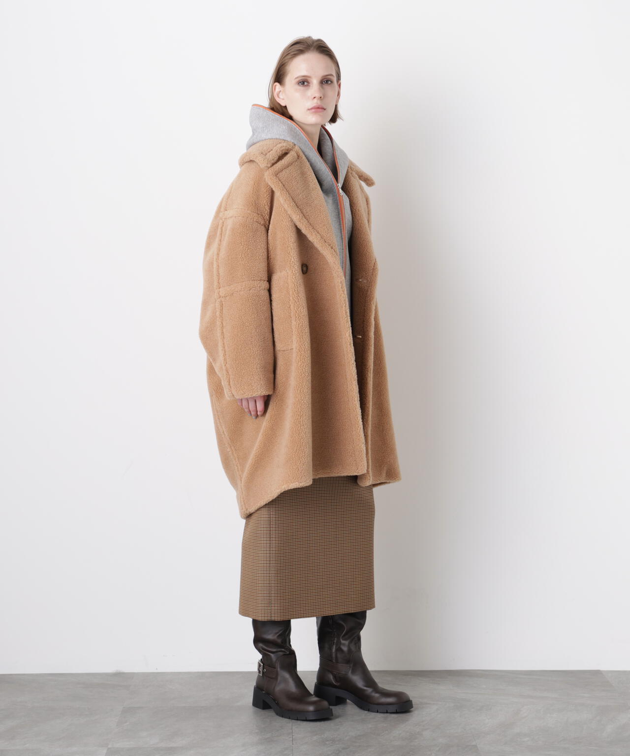 【Oggi 1月号掲載商品】New Silhouette Pea Coat