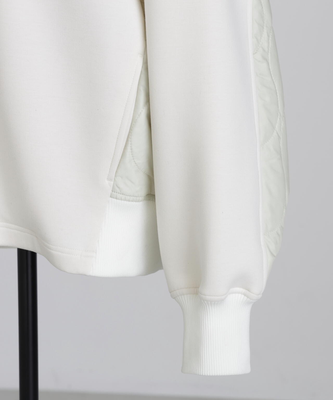 Quilted Combination Hoody