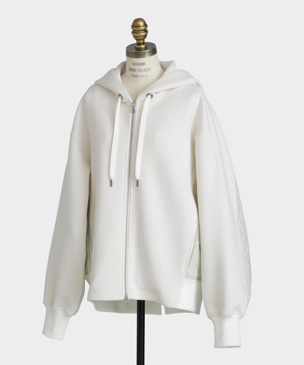 Quilted Combination Hoody