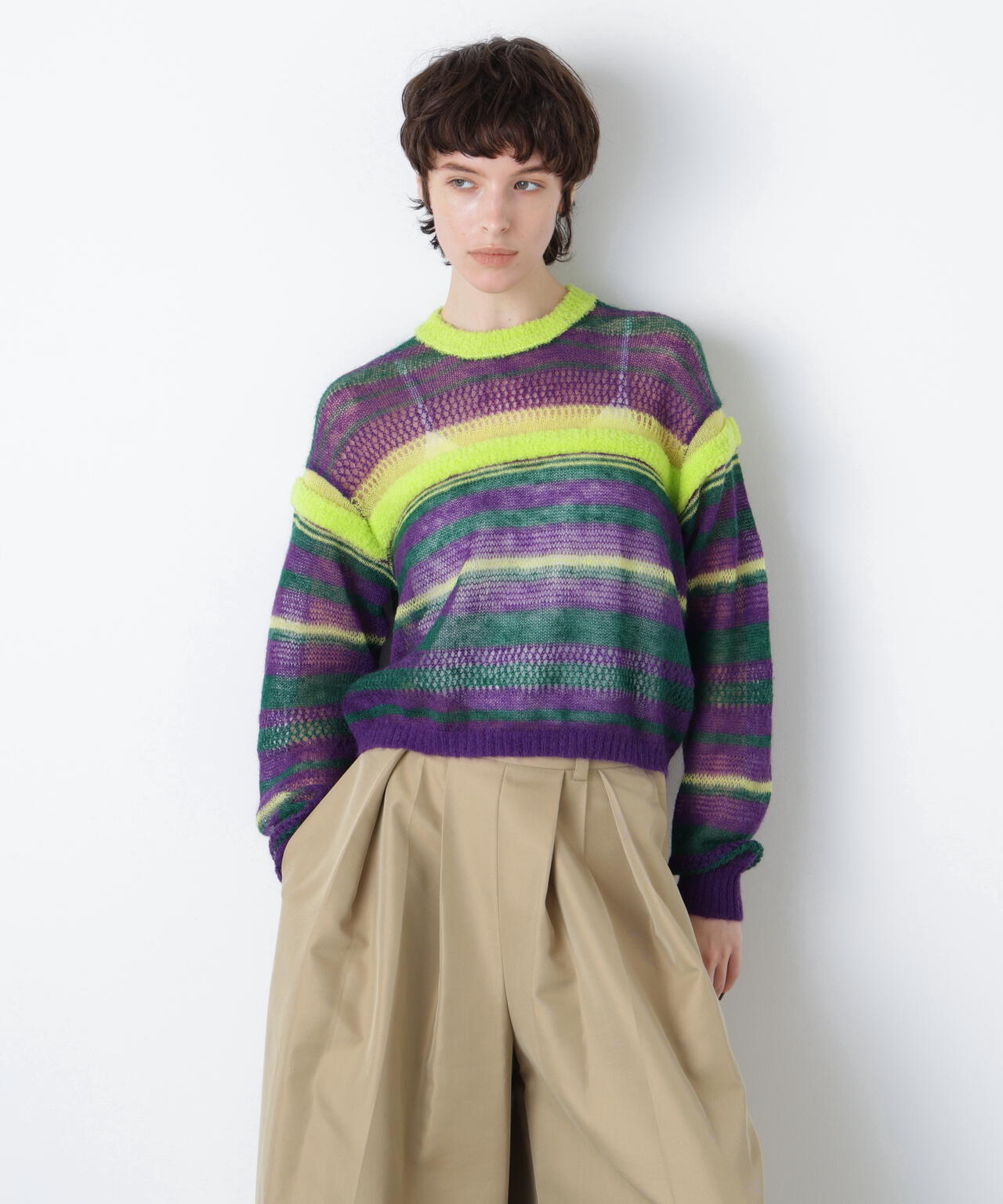 Sheer Mohair Pullover