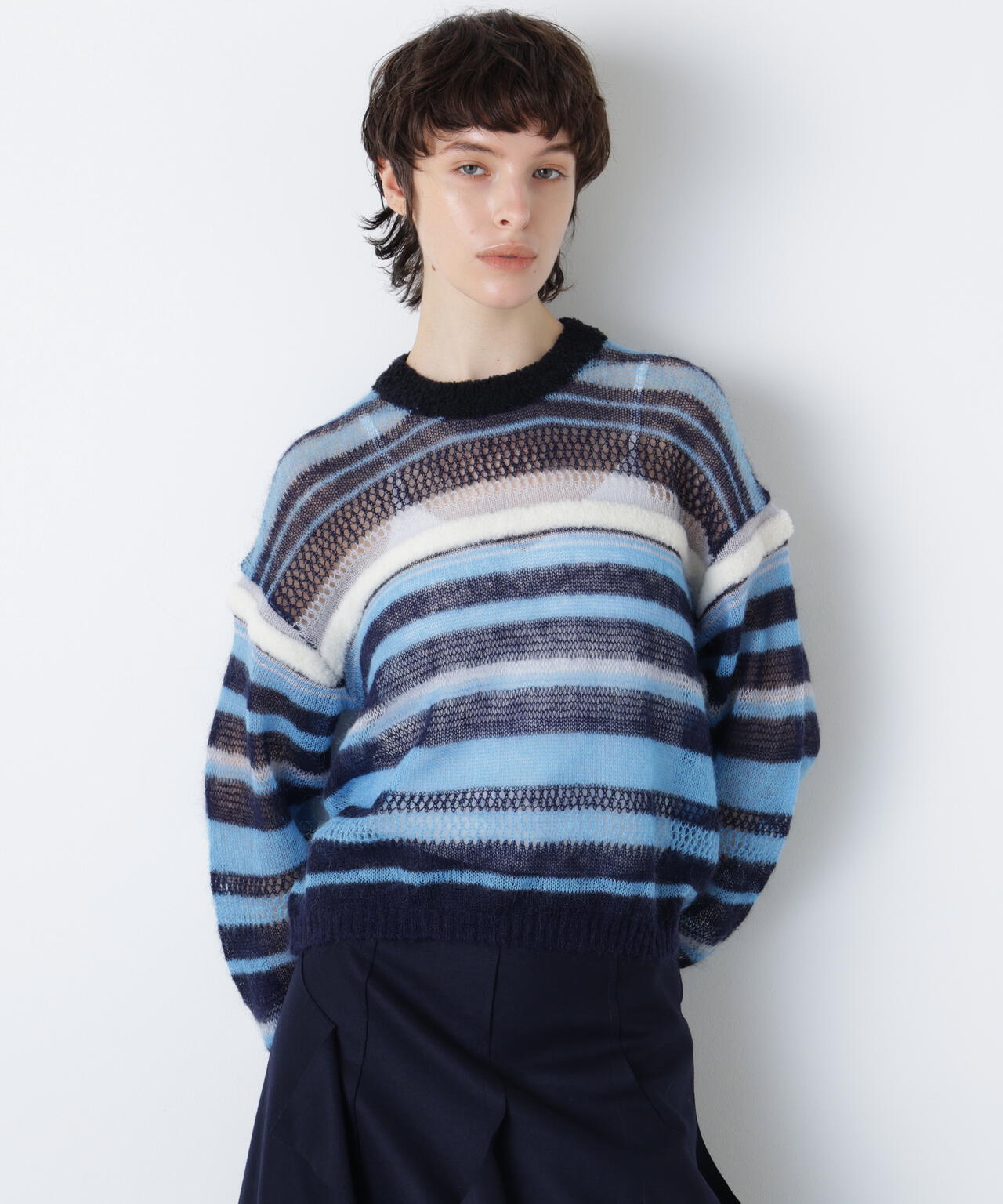 Sheer Mohair Pullover