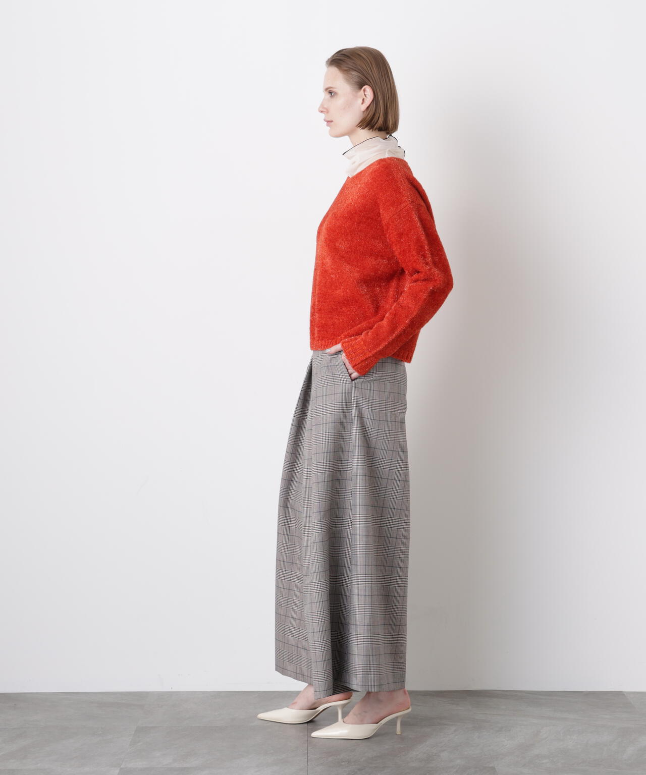 Glitter Yarn Pullover