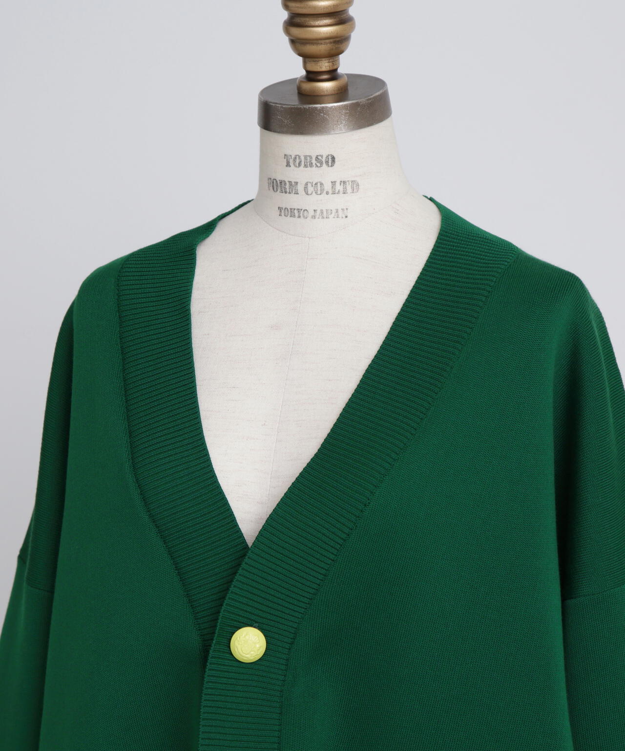 Painted Metal Button Cardigan