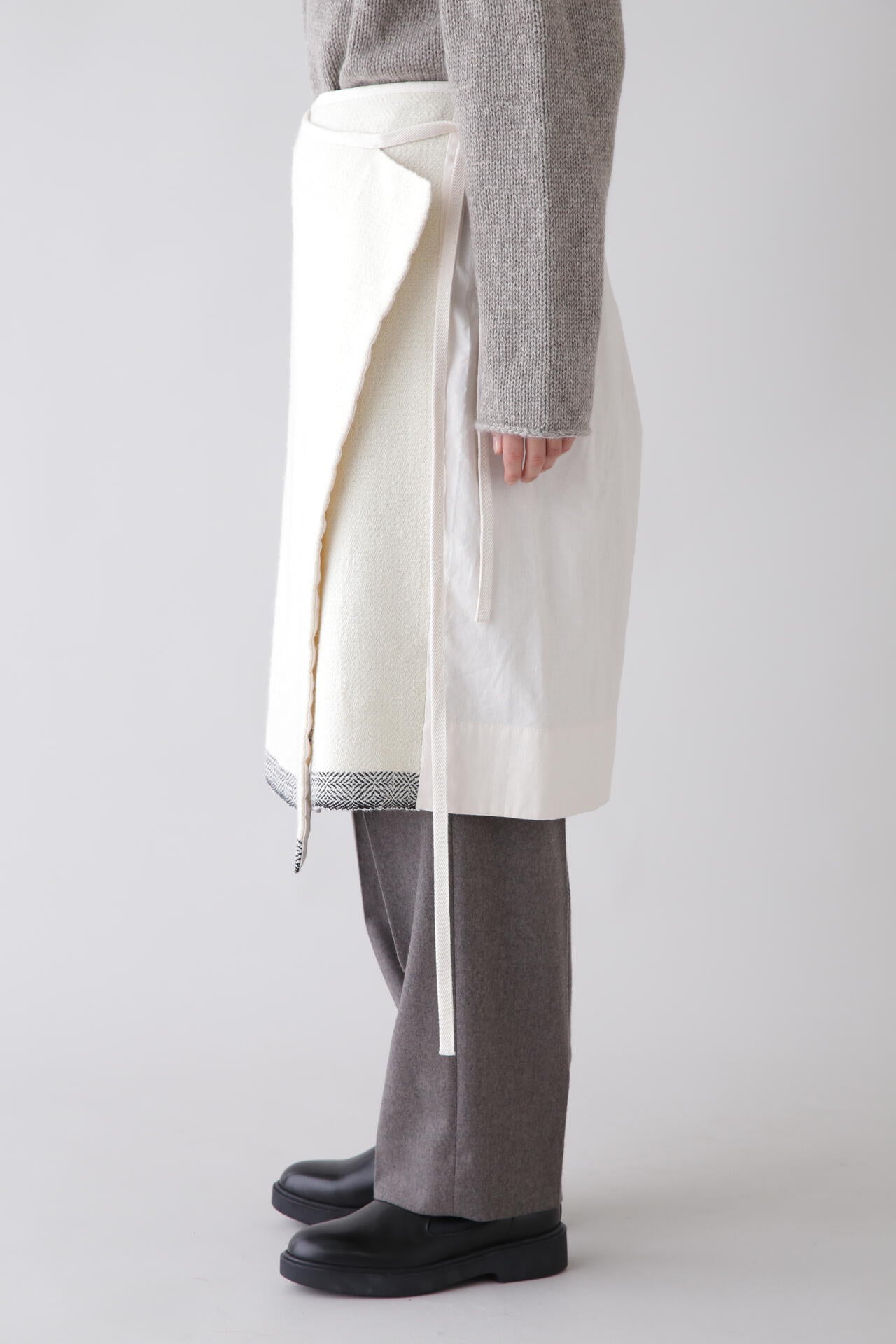 quitan / BHUTAN TEX WRAP SKIRT | THE LIBRARY（ザ ライブラリー