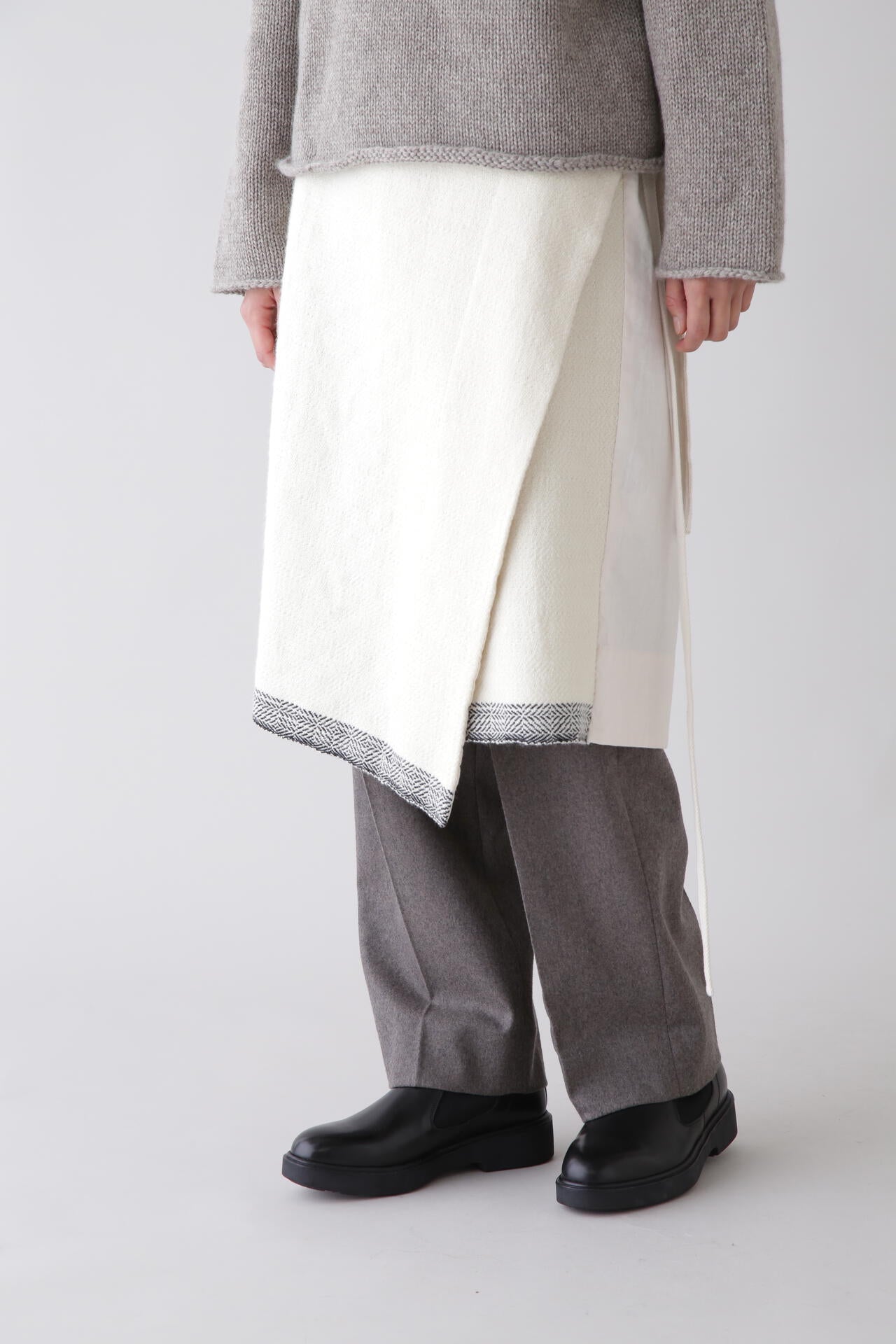 quitan / BHUTAN TEX WRAP SKIRT | THE LIBRARY（ザ ライブラリー