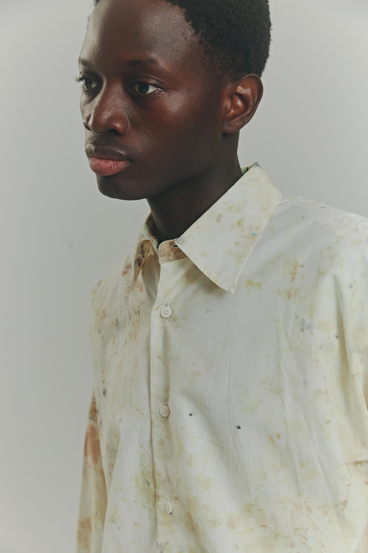 quitan / BUNDLE DYE WIDE R/C SHIRT | THE LIBRARY（ザ ライブラリー