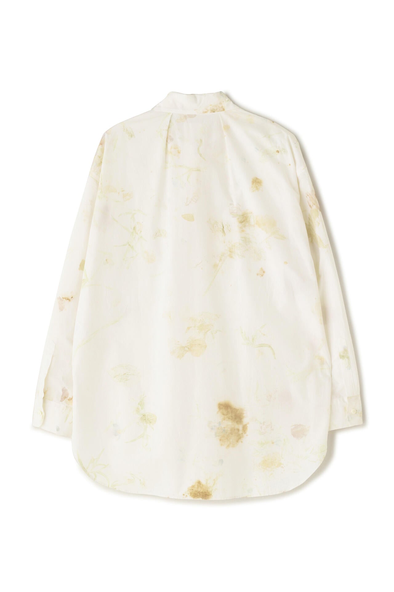 quitan バンドルダイ ギャザーブラウス ao dai shirt quitan / BUNDLE DYE WIDE R/C SHIRT | THE LIBRARY（ザ ライブラリー