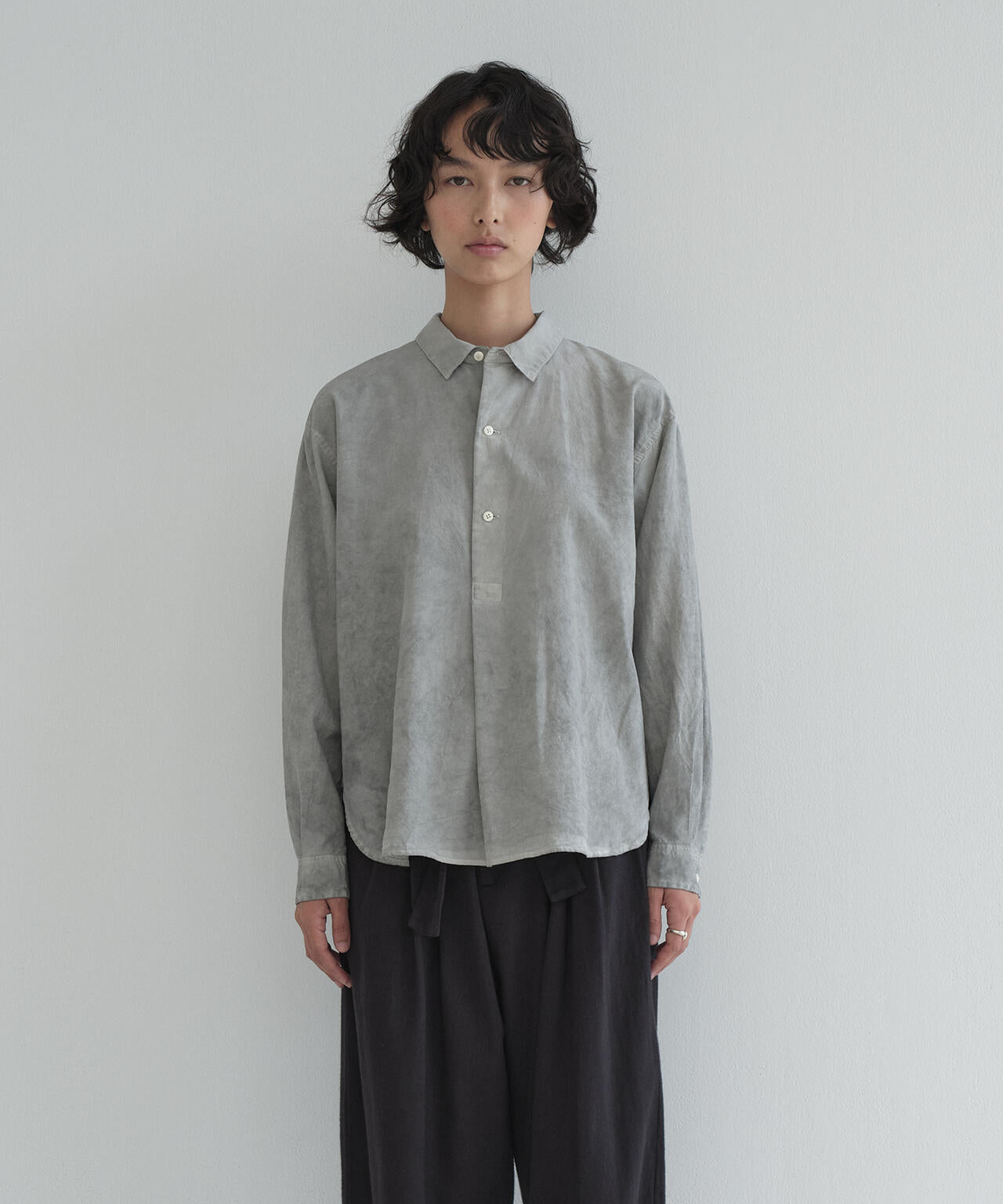 [別注] quitan / SMALL COLLAR PO SHIRT