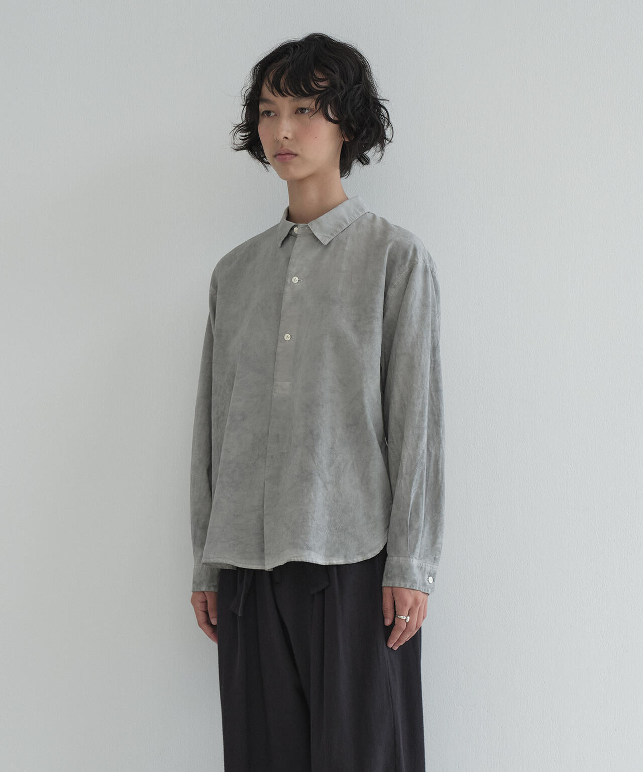 [別注] quitan / SMALL COLLAR PO SHIRT
