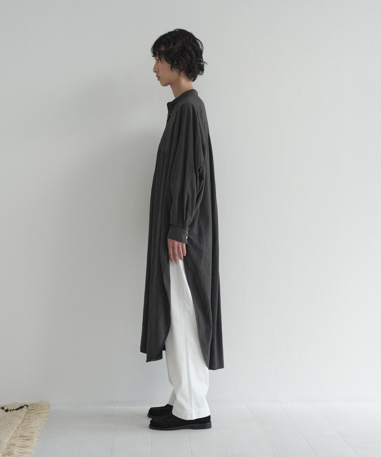 [別注] quitan / AO DAI LONG BAND COLLAR SHIRT