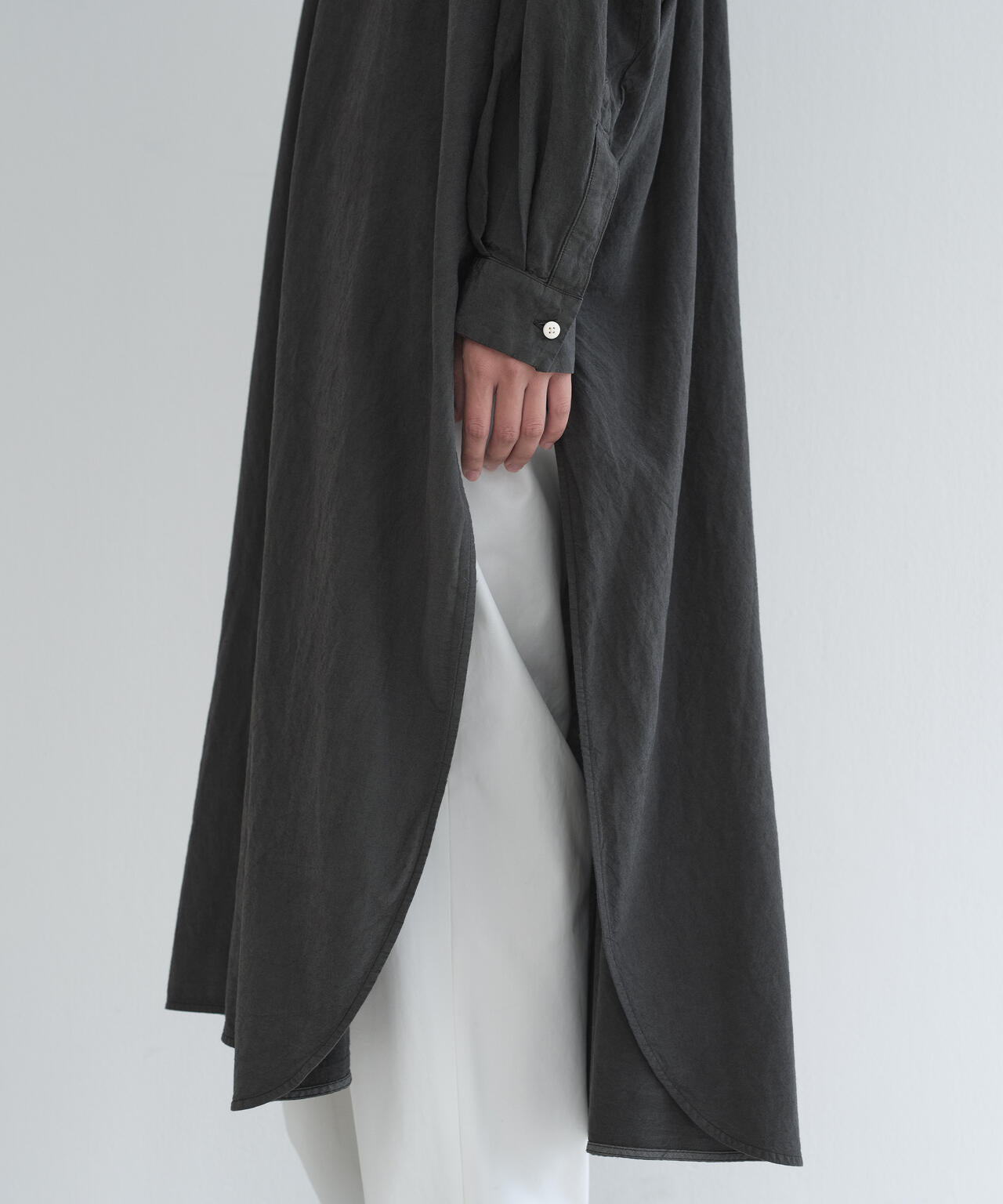 [別注] quitan / AO DAI LONG BAND COLLAR SHIRT