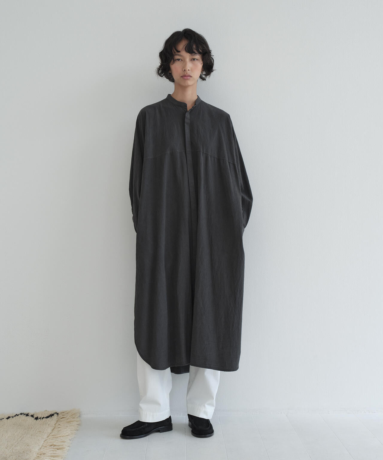 [別注] quitan / AO DAI LONG BAND COLLAR SHIRT