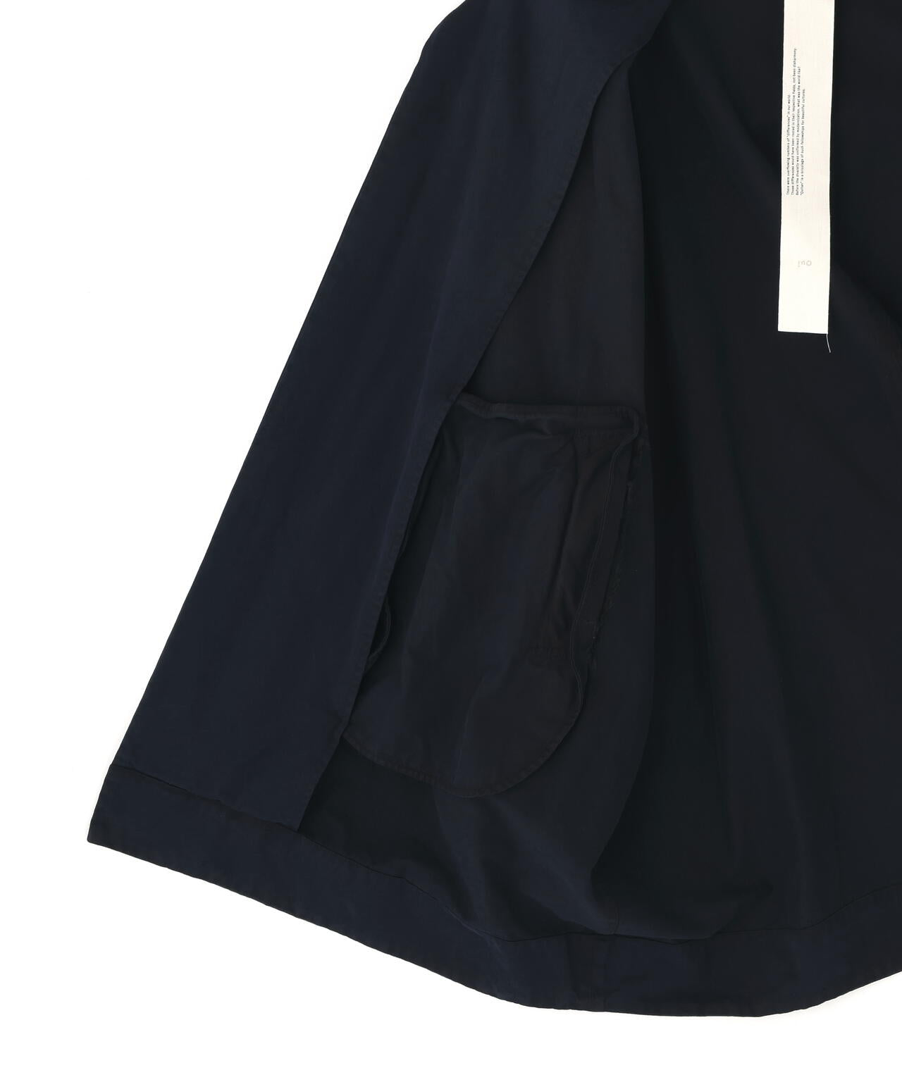 quitan / FINE BRUSHED ORNC COTTON ROUND COLLAR BALMACAAN COAT
