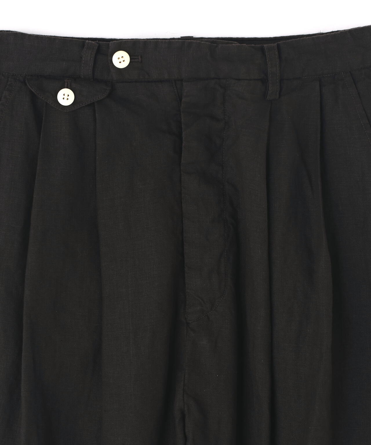 [別注]quitan / LINEN CANVAS WIDE CRICKET PANTS