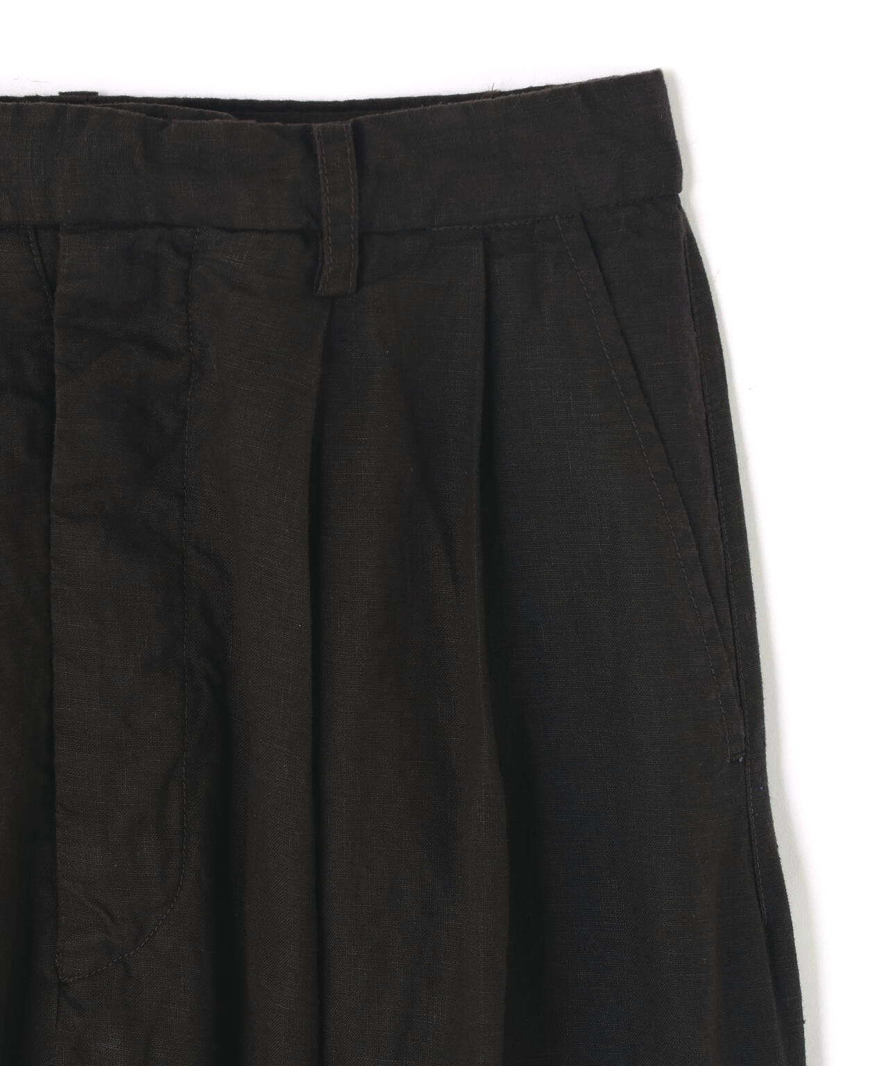 [別注]quitan / LINEN CANVAS WIDE CRICKET PANTS