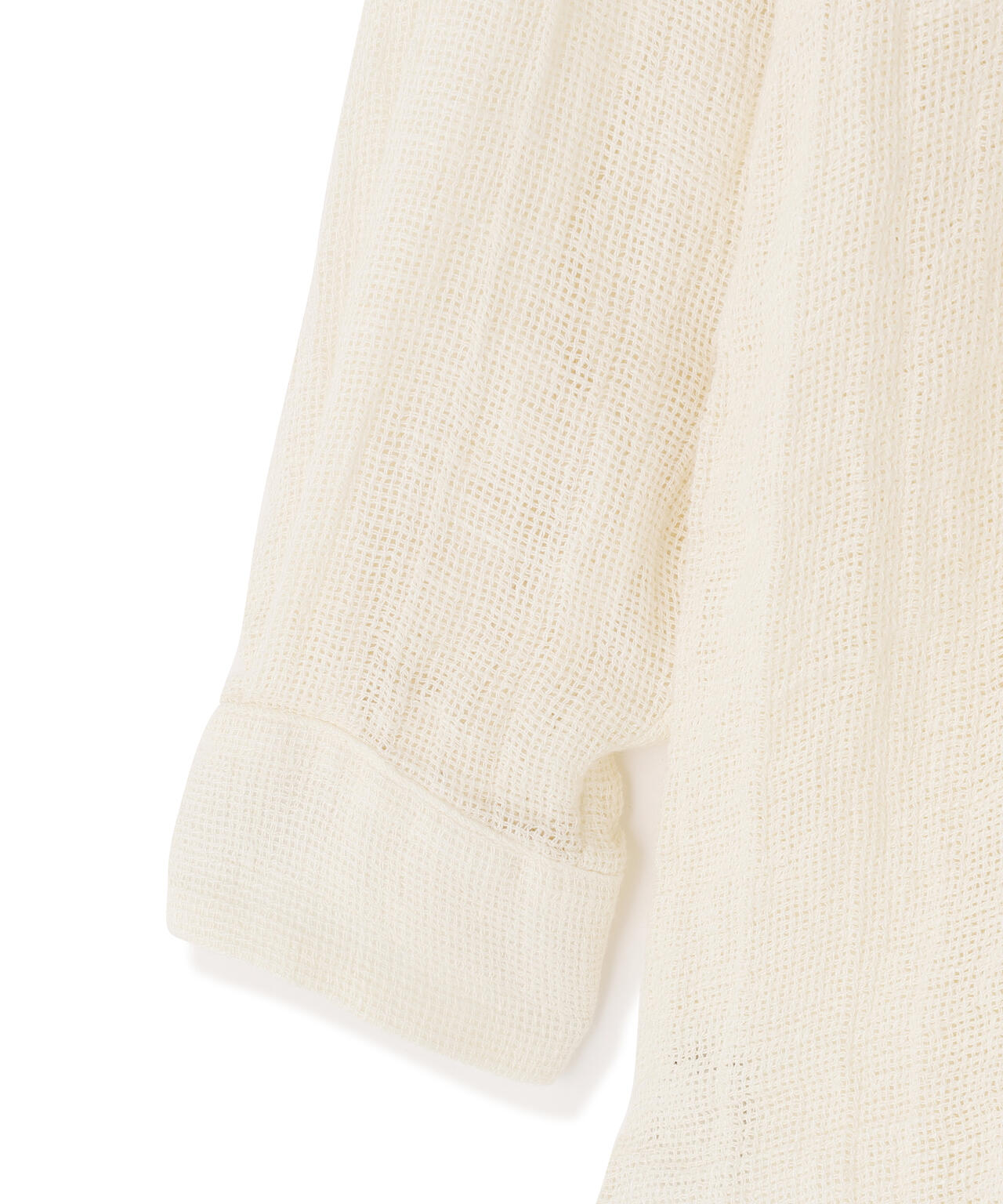 quitan / ORGANIC 56 LINEN SLUB LINEN BASKET AO DAÏ B/C LONG SHIRT