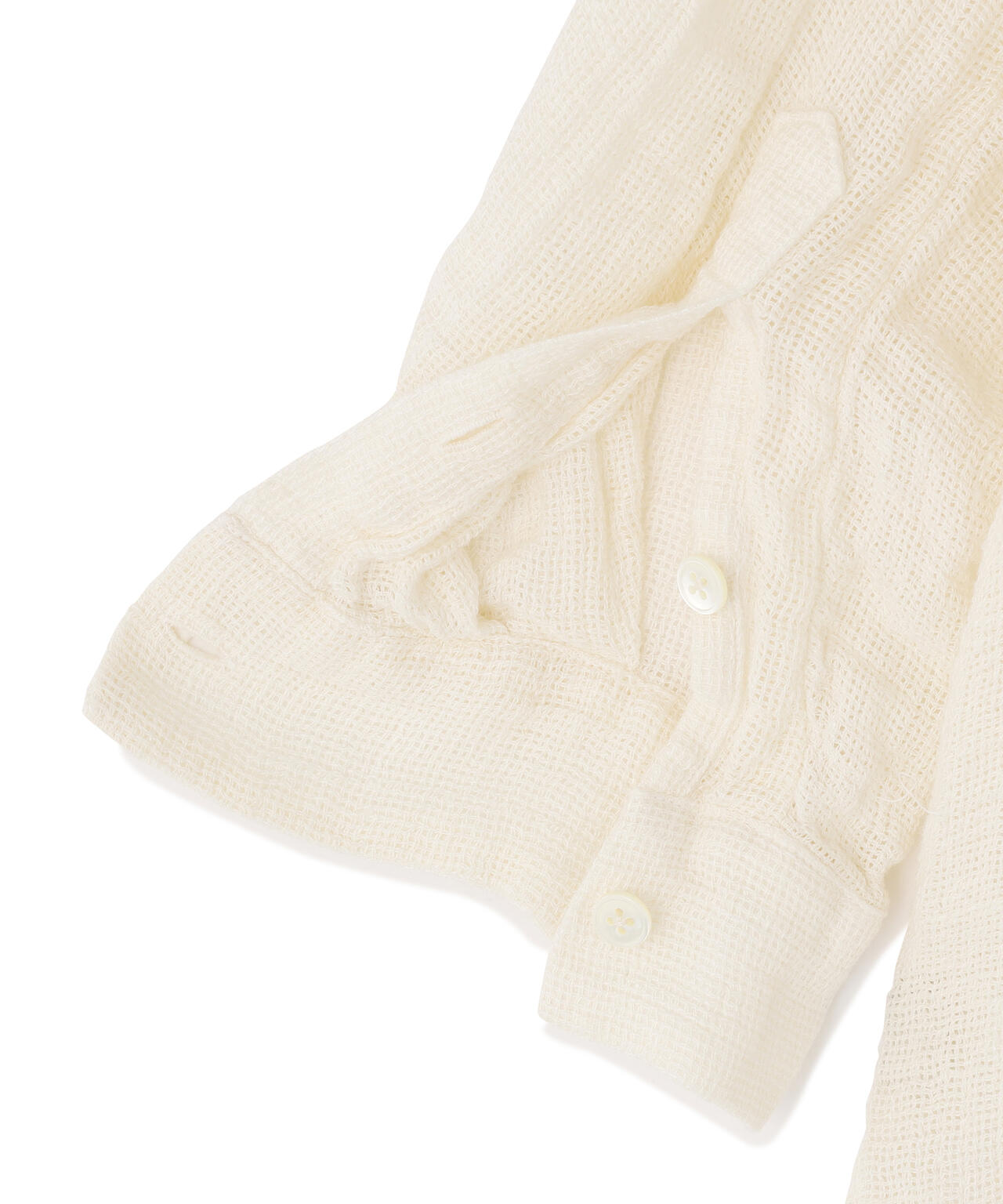 quitan / ORGANIC 56 LINEN SLUB LINEN BASKET AO DAÏ B/C LONG SHIRT