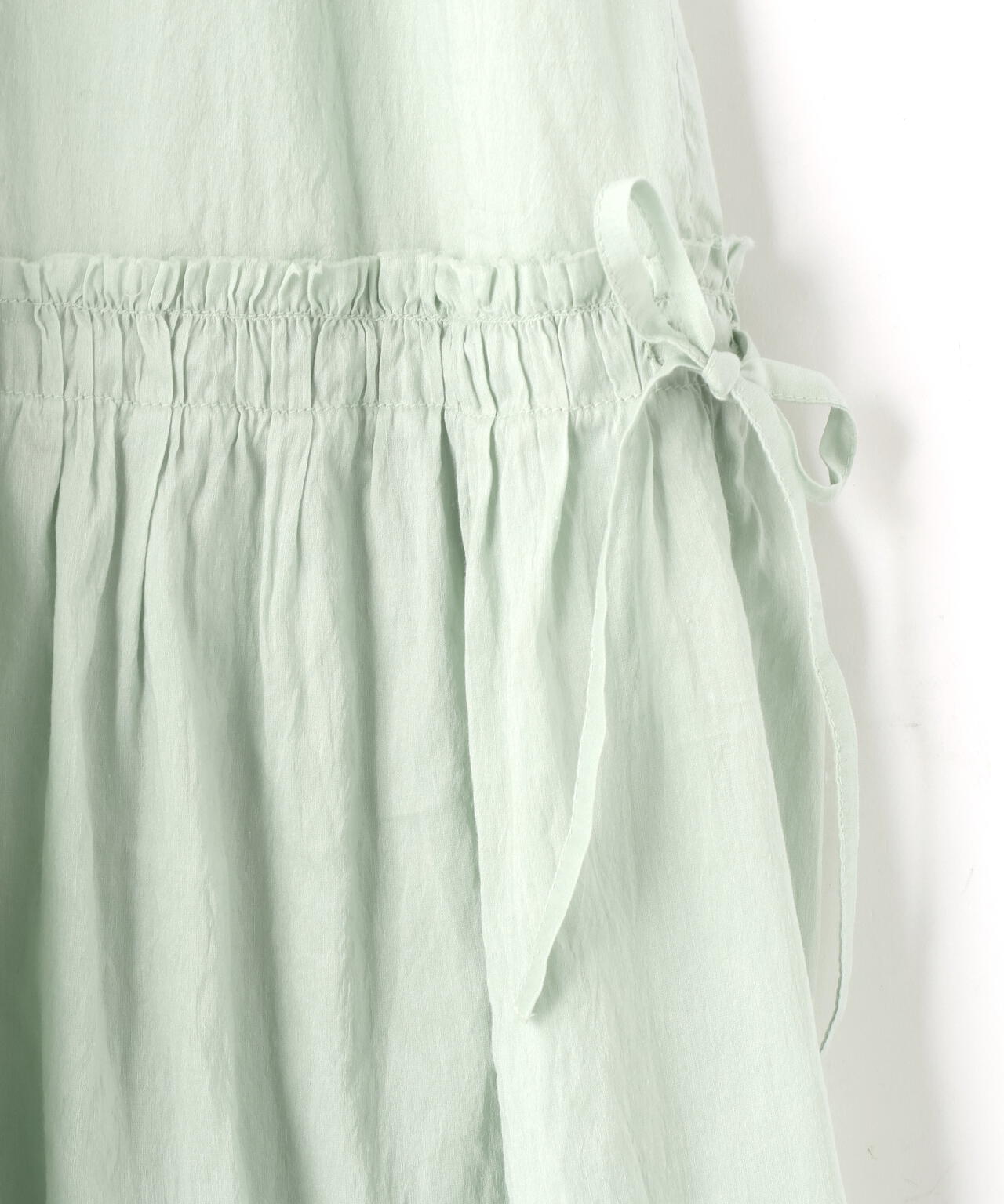 quitan / KHADI COTTON SILK TWISTED TIERED DRESS