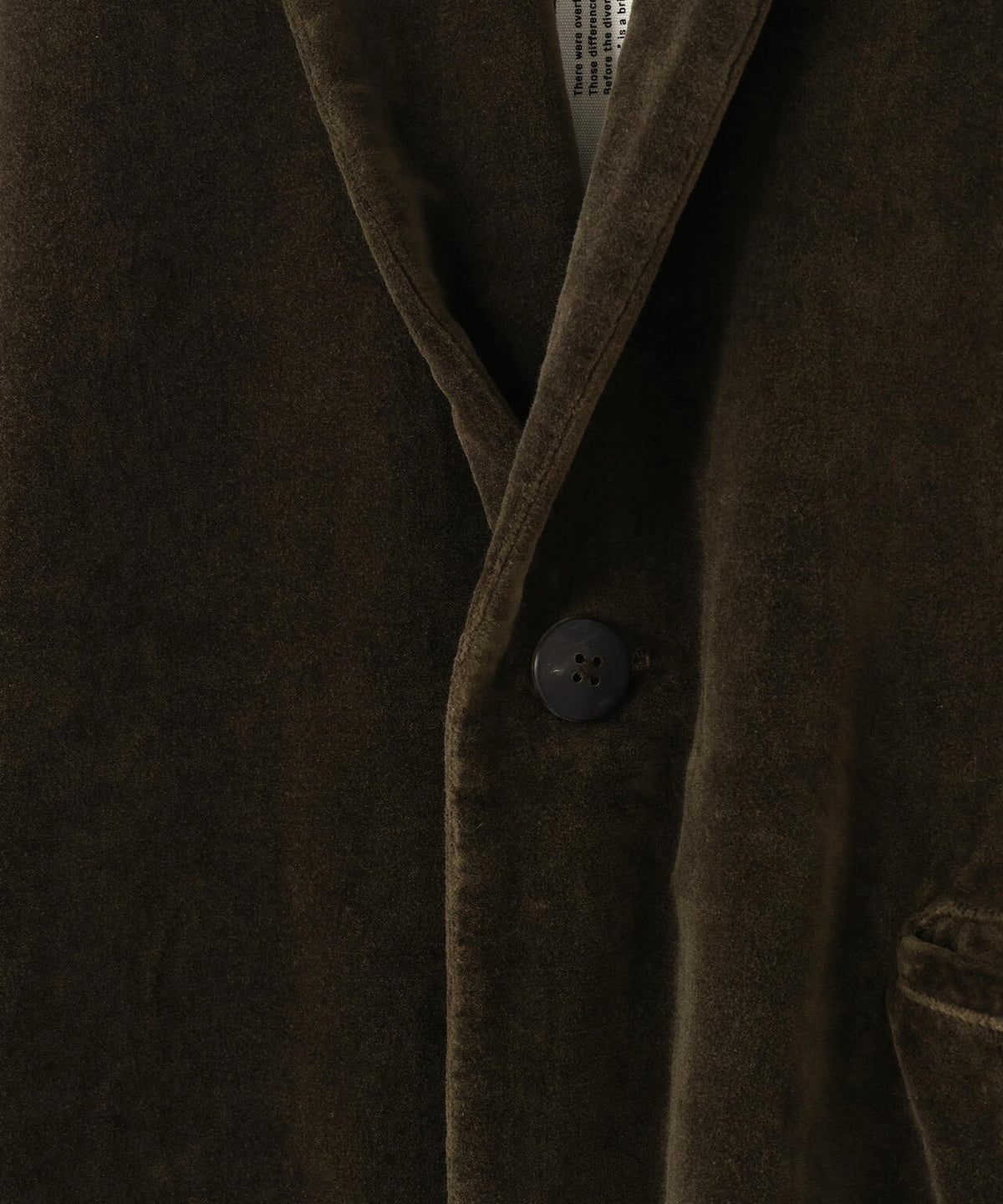 quitan / COTTON VELVET DORMAN ATELIER COAT