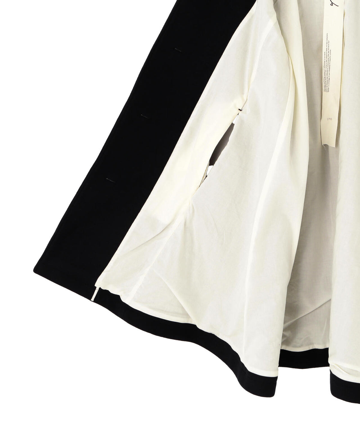 quitan / DOUBLE MELTON PONCHO COAT