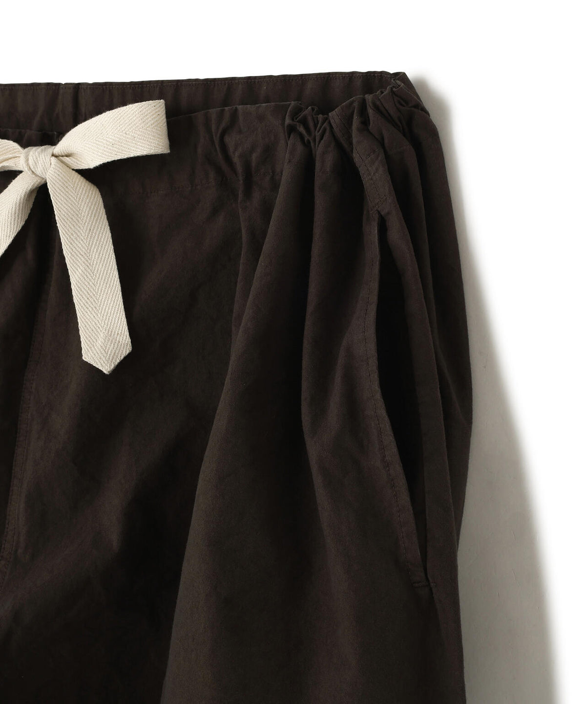 quitan / FINE BRUSHED HORSE CLOTH SNOW OVER PANTS