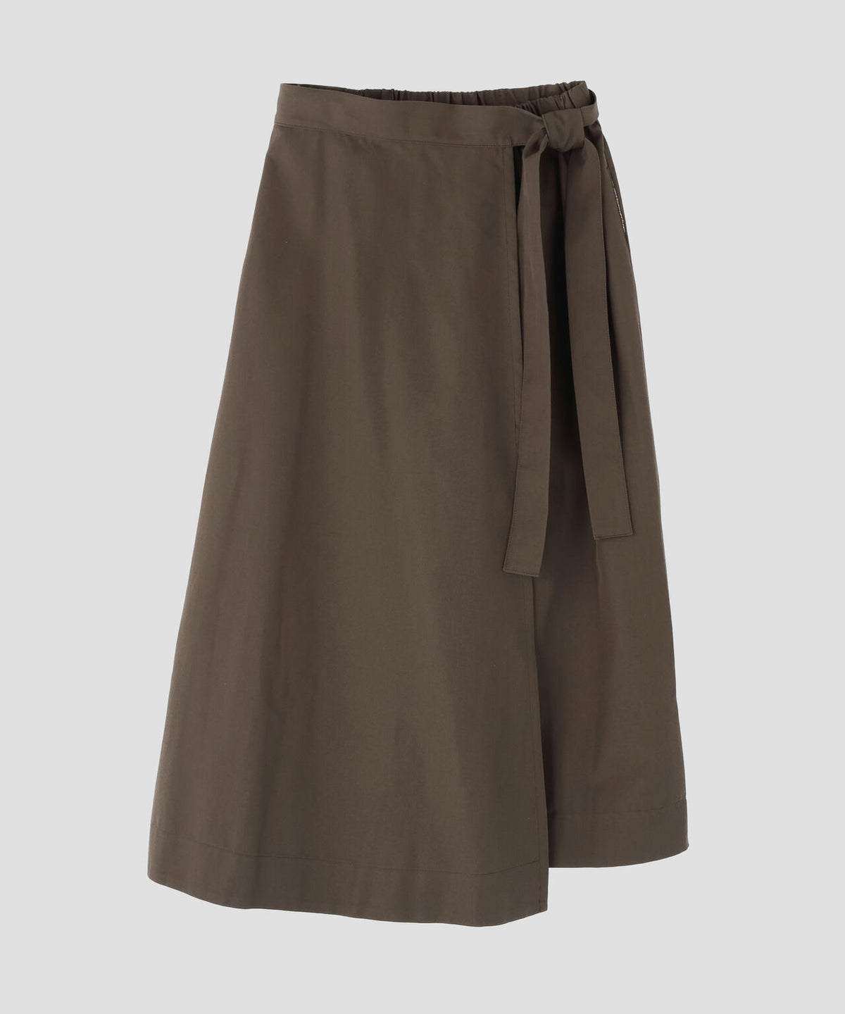 quitan / WOOL COTTON TRENCH CLOTH  KILT EASY PANTS