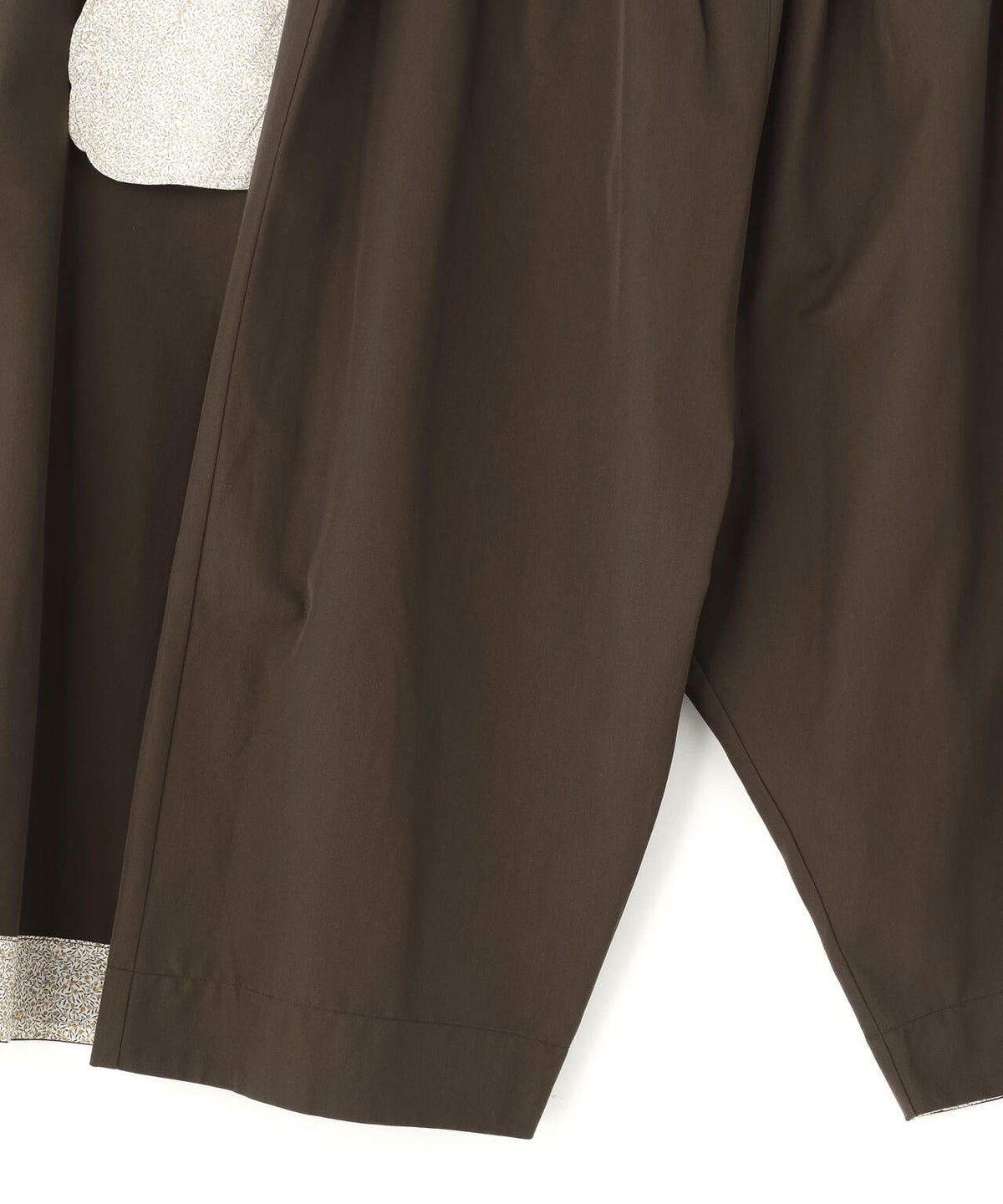 quitan / WOOL COTTON TRENCH CLOTH  KILT EASY PANTS