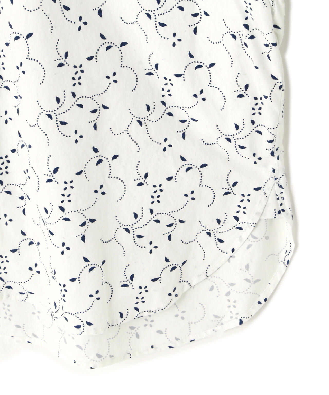 quitan / TRANSYLVANIAN INDIGO PRINT SAILOR SHIRT