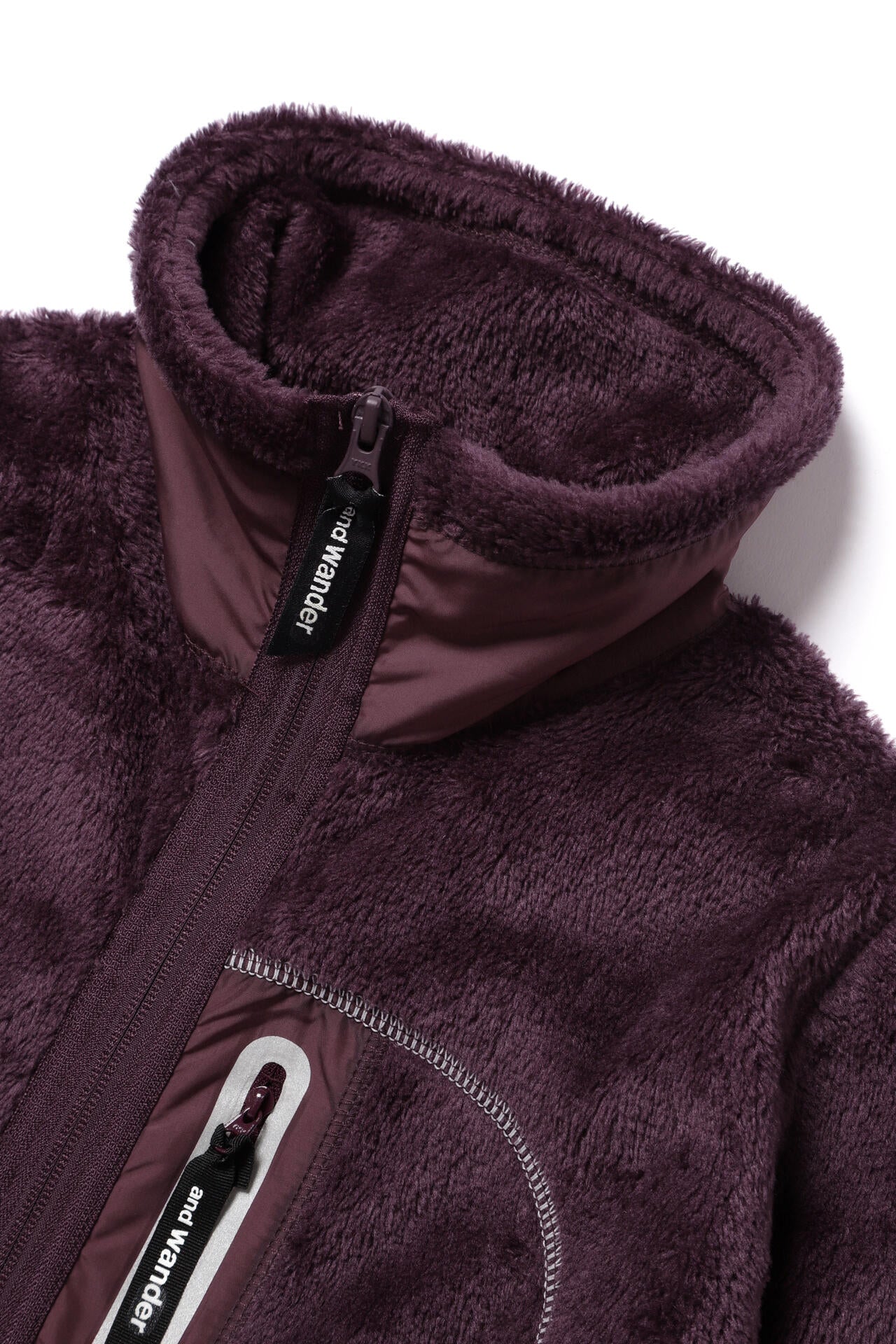 high loft fleece jacket | and wander（アンドワンダー） ｜【公式