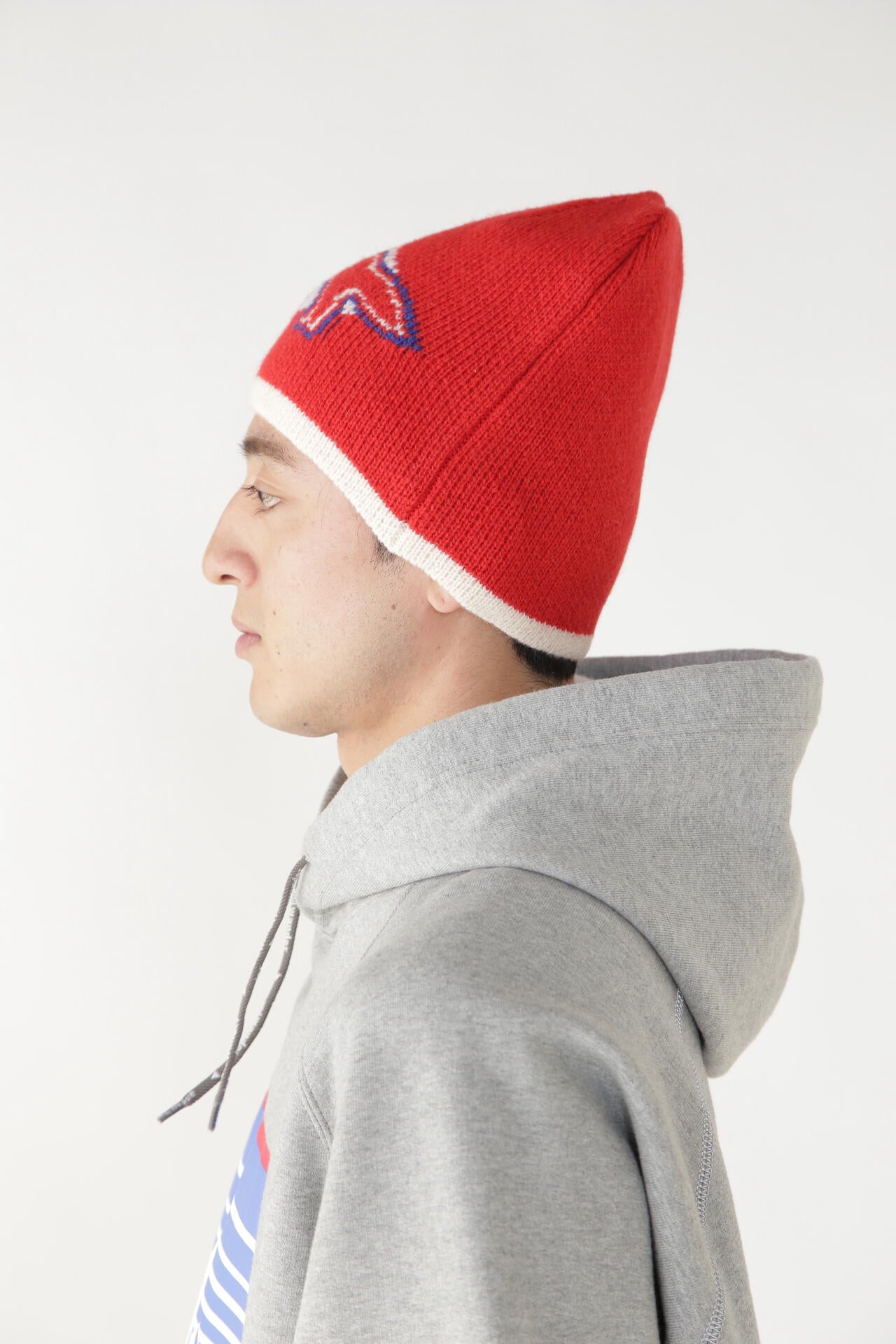 MAISON KITSUNÉ × and wander knit cap | and wander（アンドワンダー