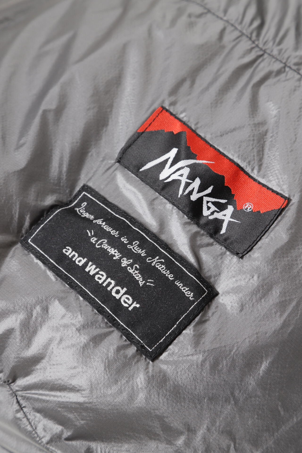 NANGA アーバンウィンド 日本製 寝袋 NANGA × and wander｜スリーピングバッグ 500 sleeping bag 500