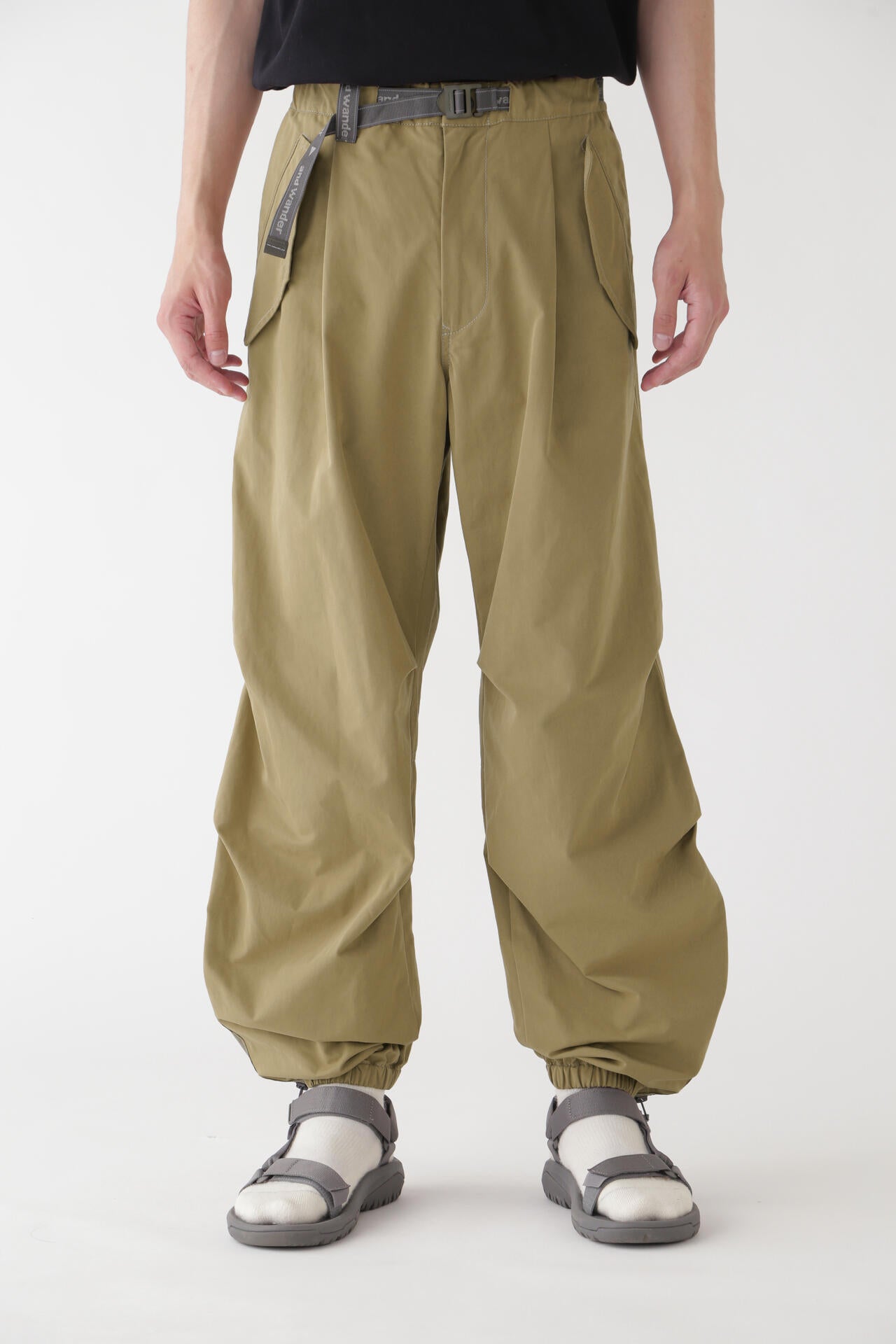 side zip hem pants