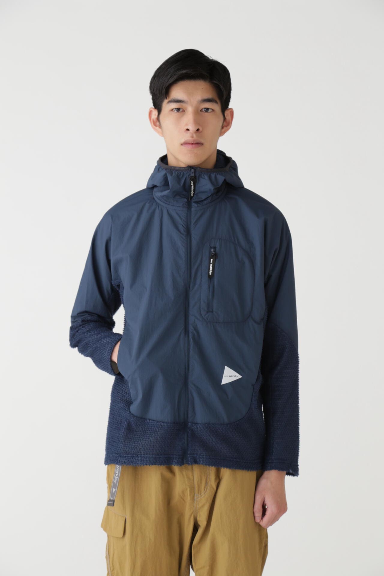 alpha direct f/z hoodie | and wander（アンドワンダー） ｜【公式