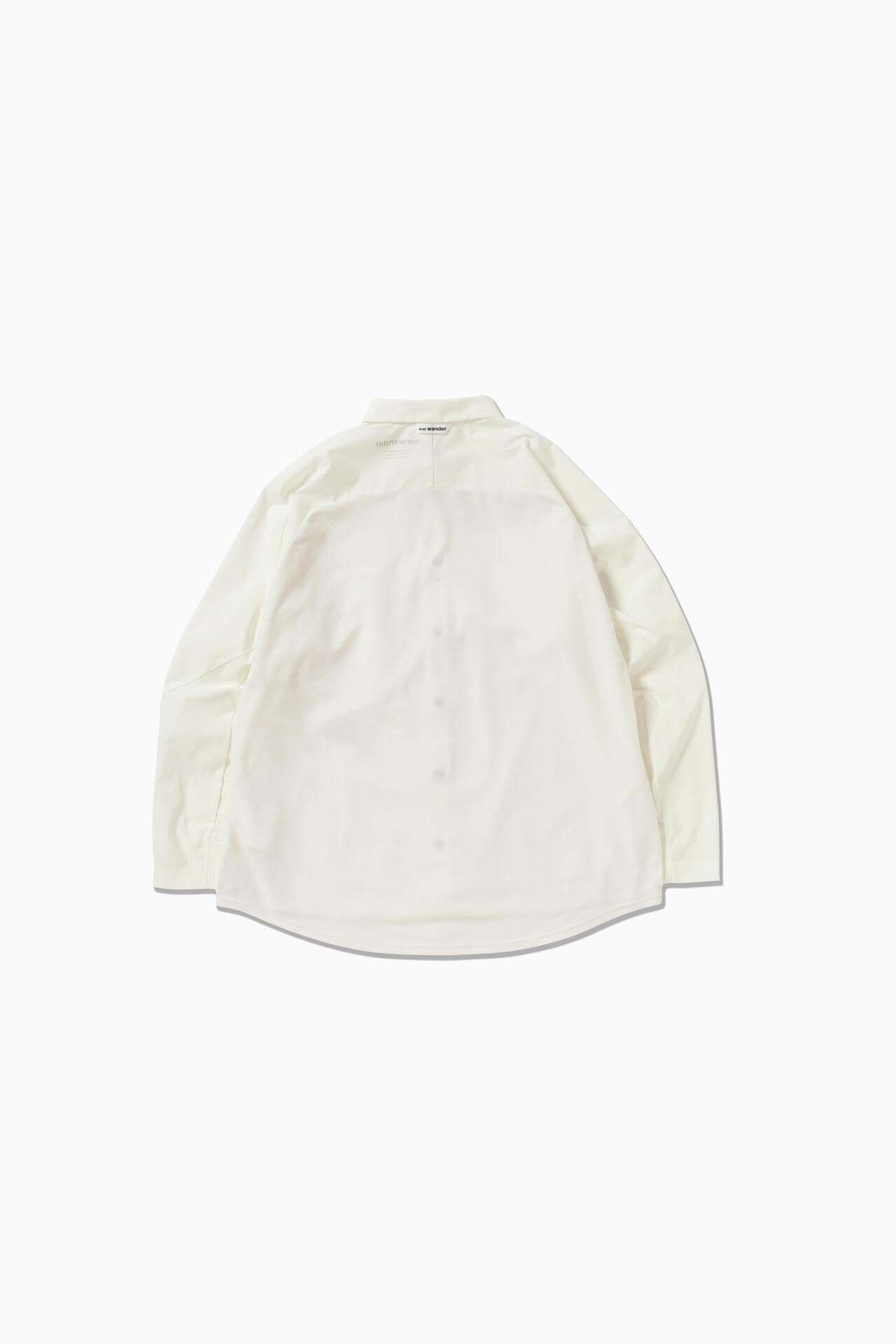 fleece base LS shirt | and wander(アンドワンダー) |【公式 fleece base LS shirt | and wander(アンドワンダー) |【公式