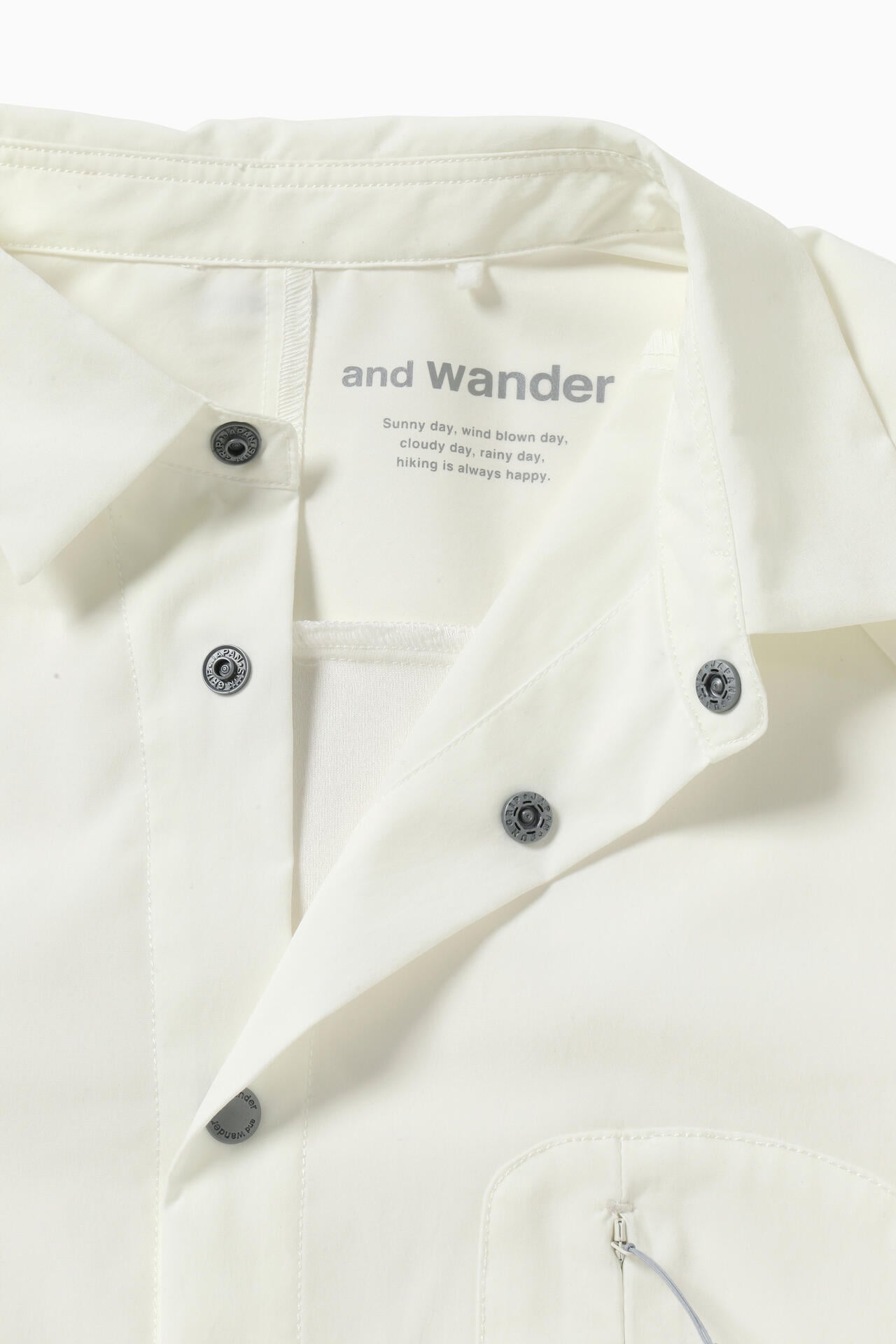 fleece base LS shirt | and wander(アンドワンダー) |【公式 fleece base LS shirt | and wander(アンドワンダー) |【公式