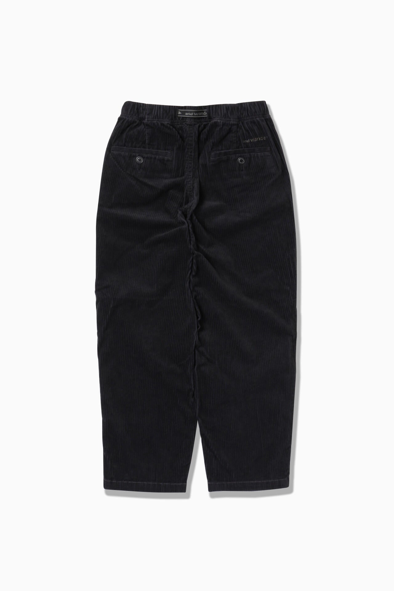 everyone corduroy belted pants M ブラック 美品 corduroy pants | and wander（アンドワンダー） ｜【公式】通販mix